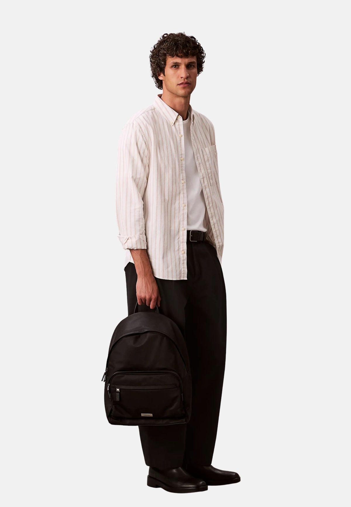 SLEEK ROUND BACKPACK - NERO