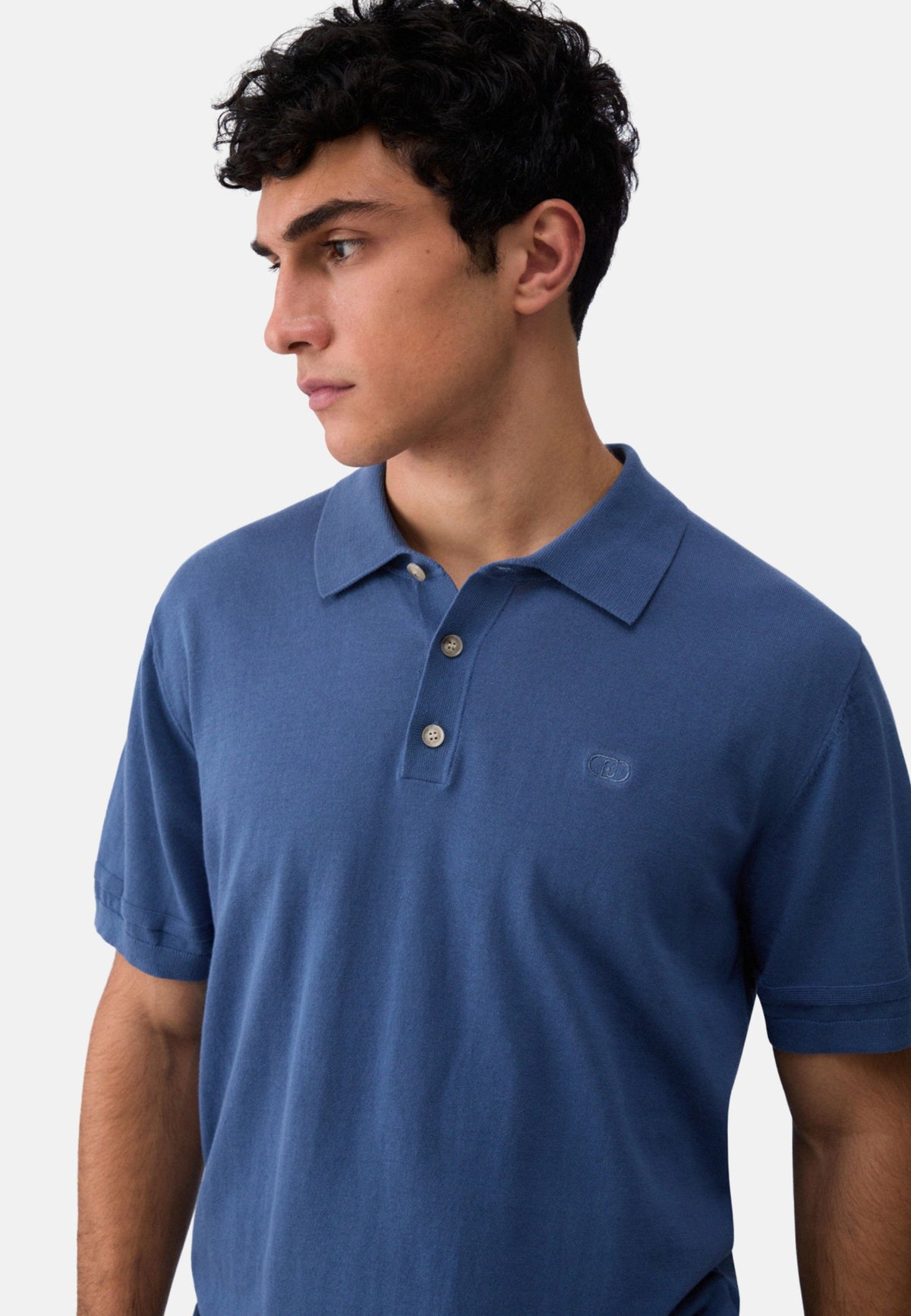 POLO POLOCREPE - BLUE HORIZON