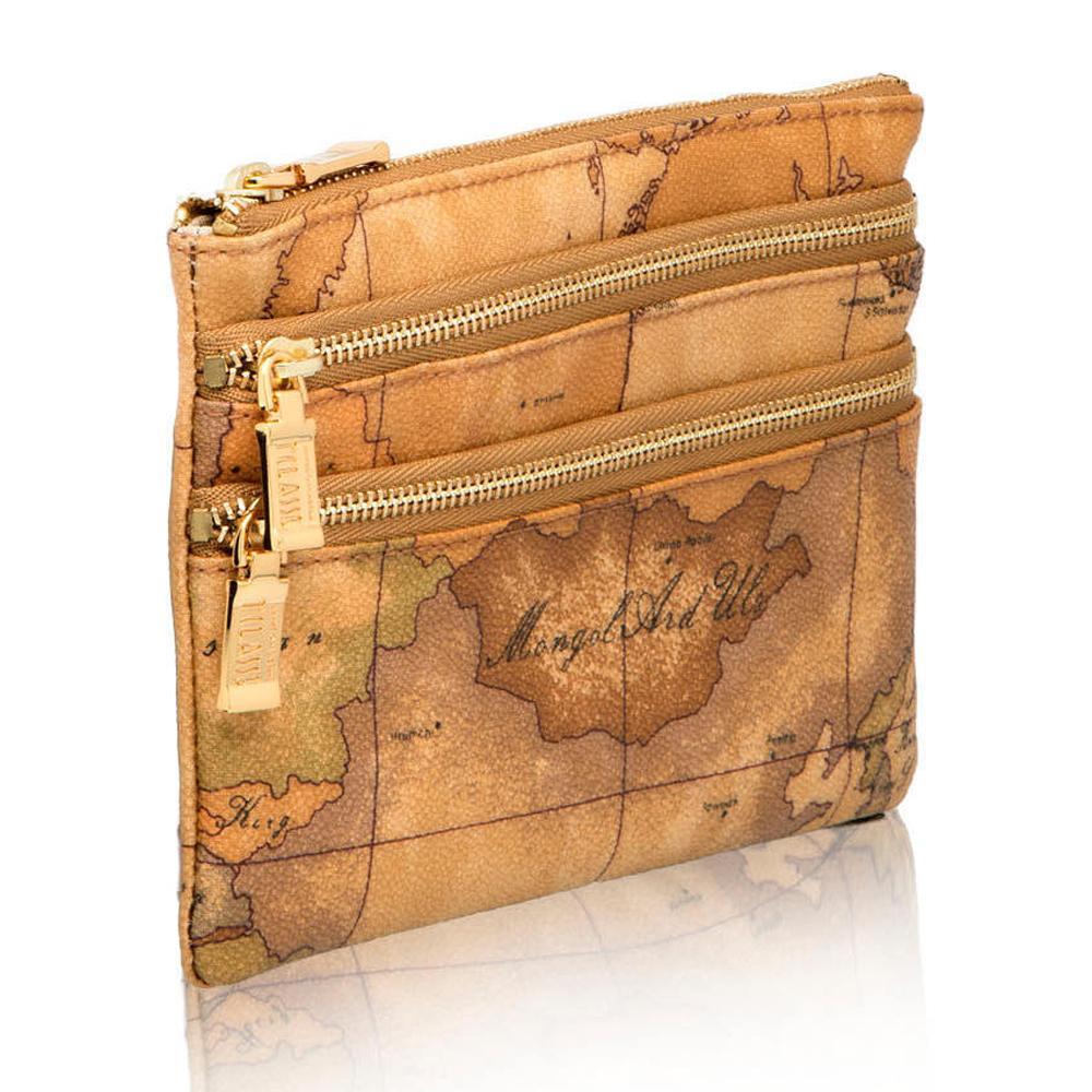 Pochette portatutto in tessuto stampato con cartina geografica Geo Classic - GEO NATURAL