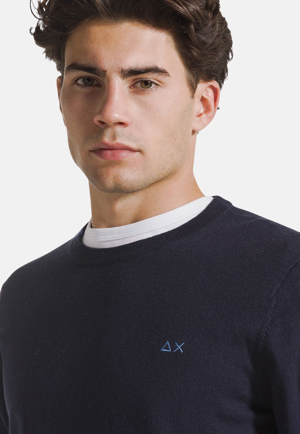 SWEATER BASIC L/S - NAVY BLUE