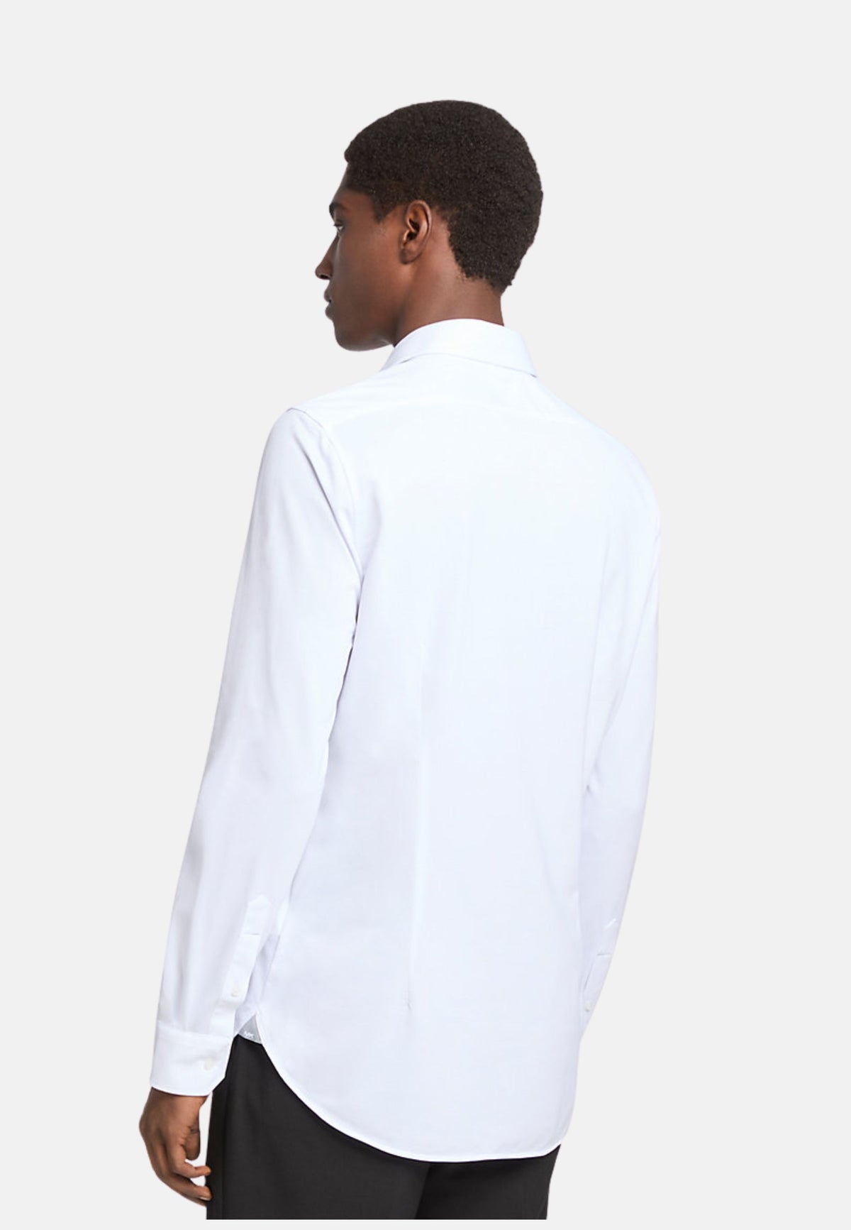 PERFORMANCE KNIT SLIM SHIRT - WHITE