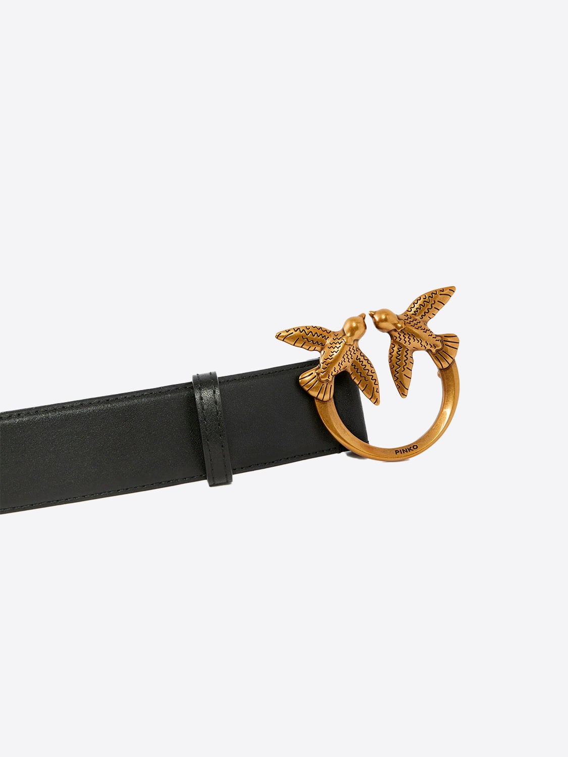 LOVE BERRY H4 BELT LOW VITELLO SETA - BLACK