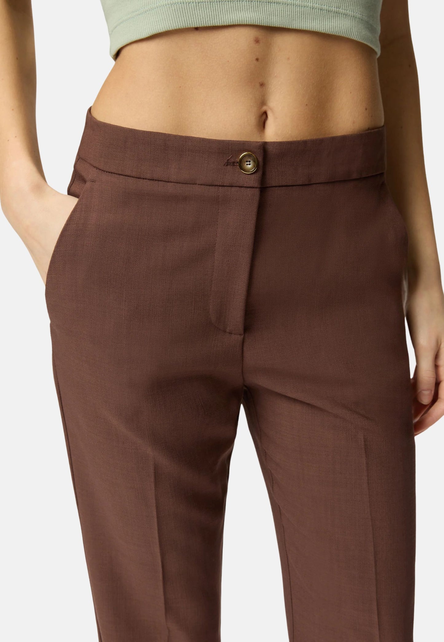 NEW SERENIDAD PANTALONE FRISOTTINO - BROWN