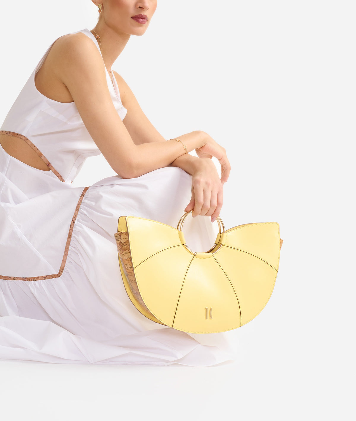 BORSA A MANO C/TRACOLLA - PASTEL YELLOW