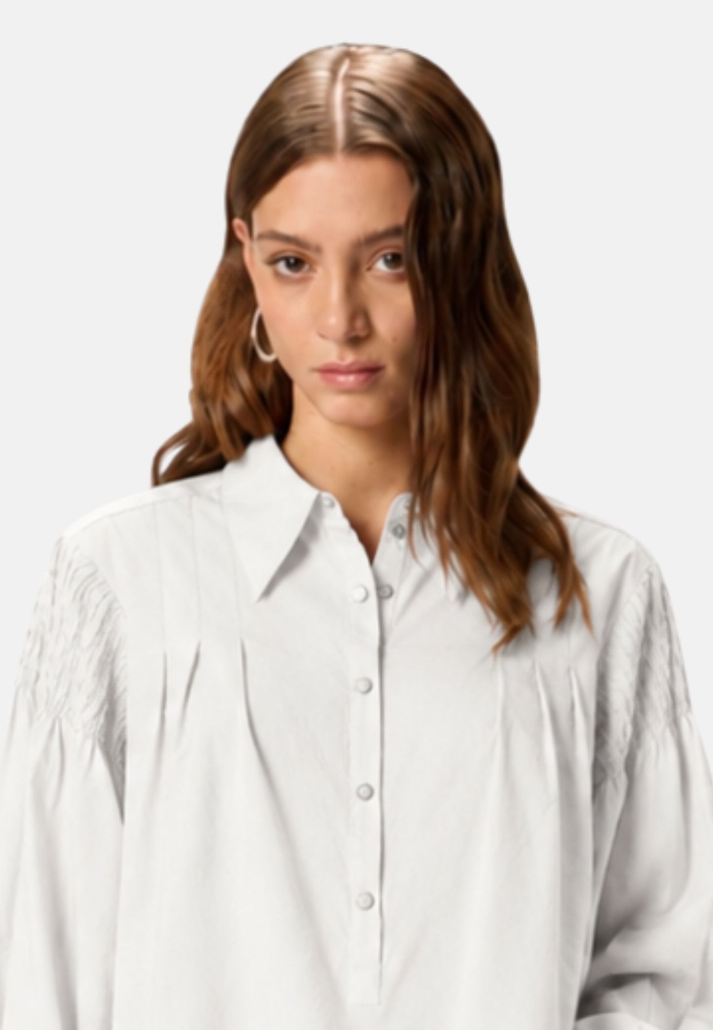 BOUQUET BLUSA LIGHT COTTON - WHITE