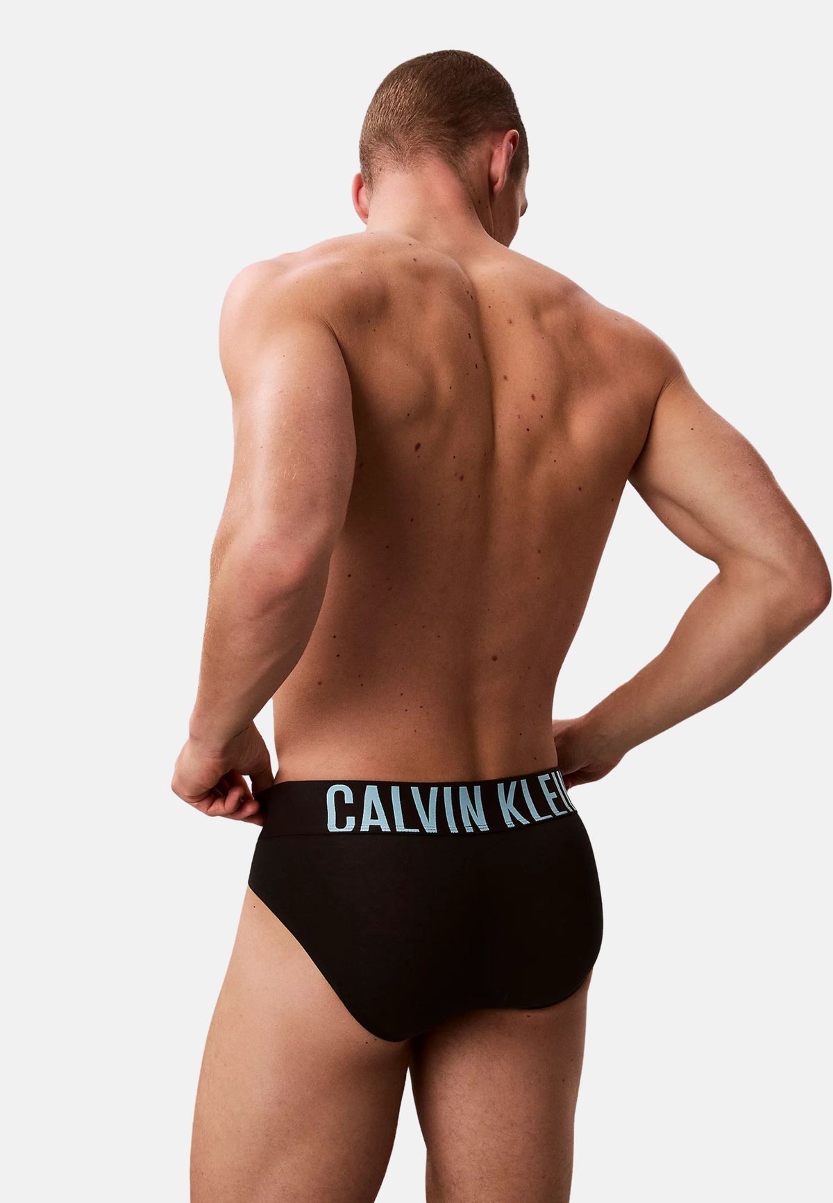 HIP BRIEF 3 PK - BLACK W/HARBOR MIST LOGO/BLACK W