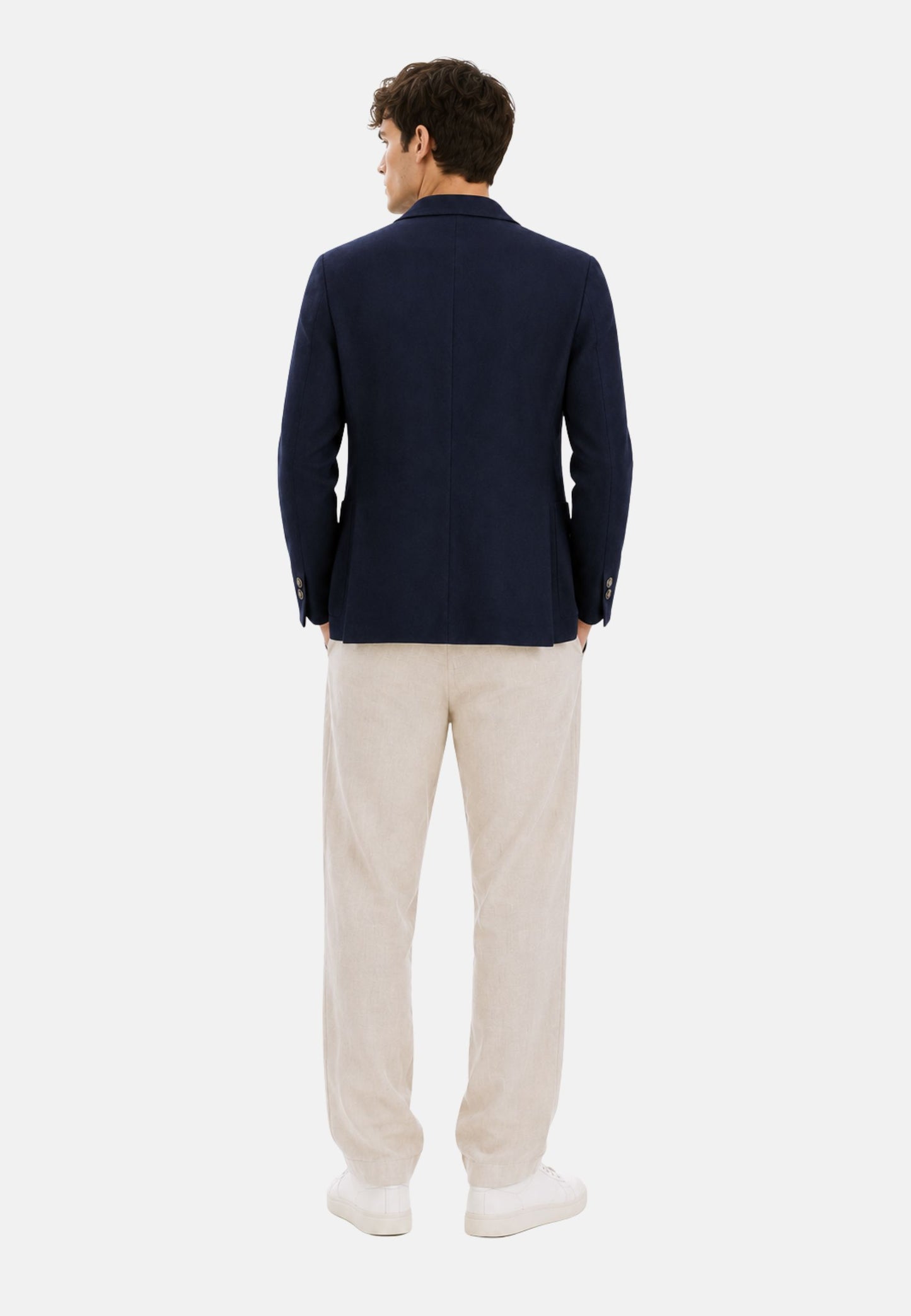 GIACCA MONOPETTO - blu