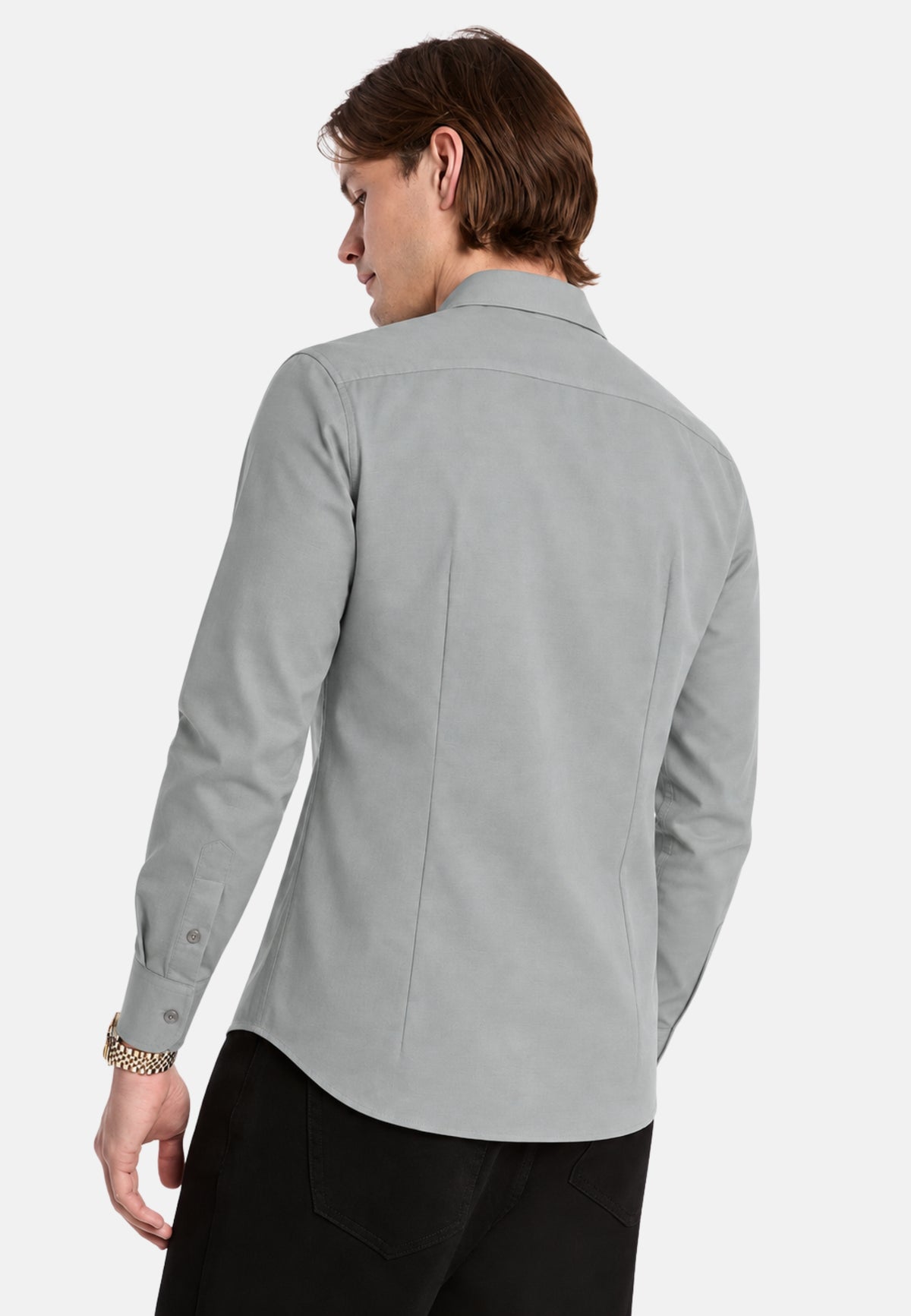 JAPANESE PERFORM KNIT SLIM SHIRT - IVY GREEN