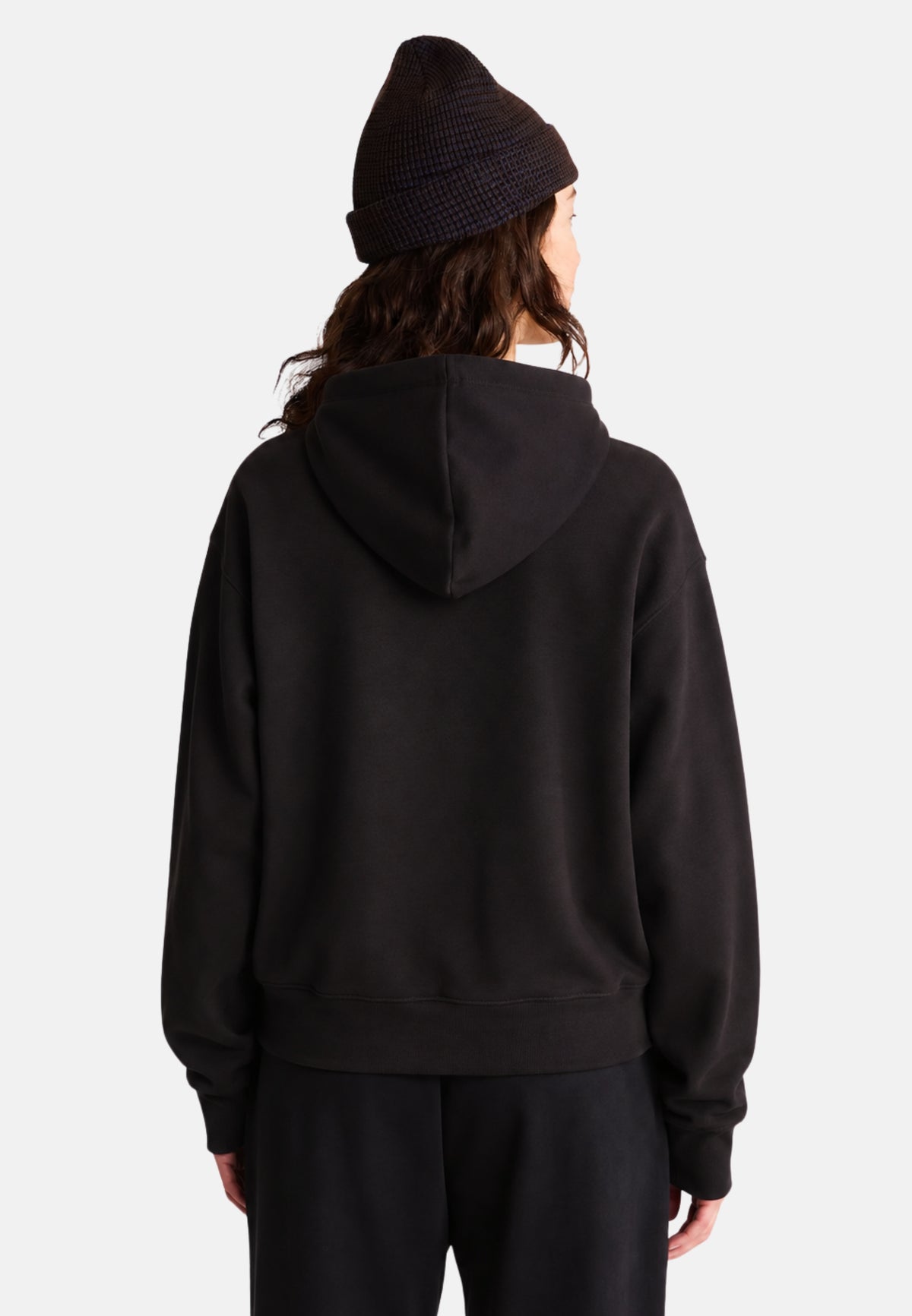 W ESS DP REG HOODIE - TNF BLACK