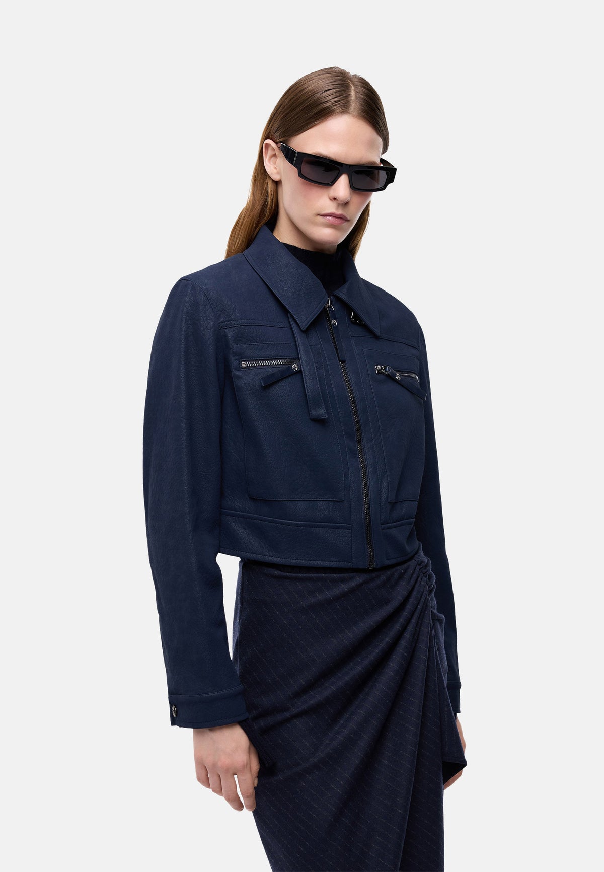 ARZIGNANO GIUBBINO EFFETTO NABUK - DARK BLUE