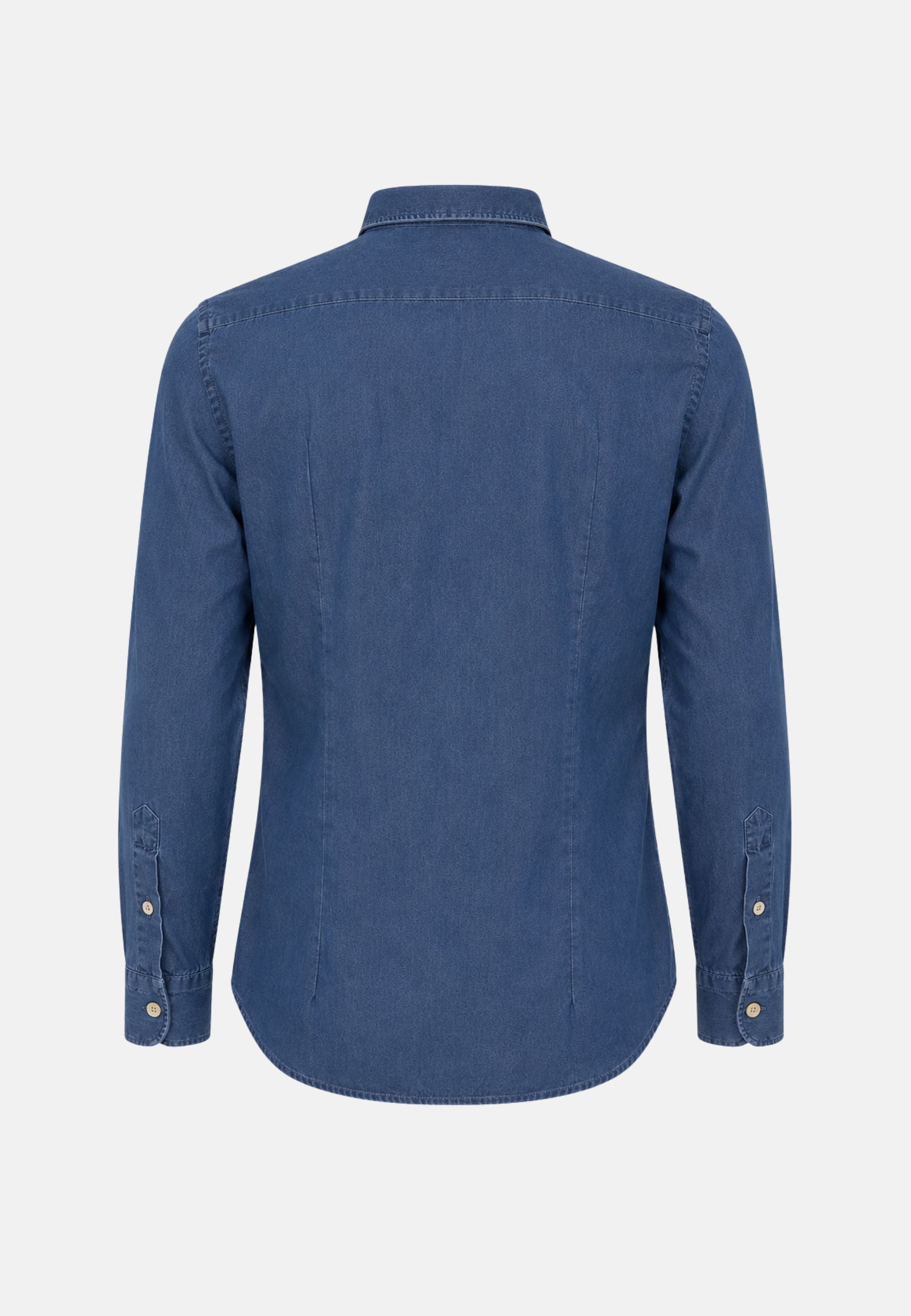 CAMICIA MANICA LUNGA - blu