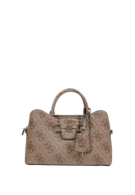 BORSA A MANO JANIE LOGO - LATTE LOGO