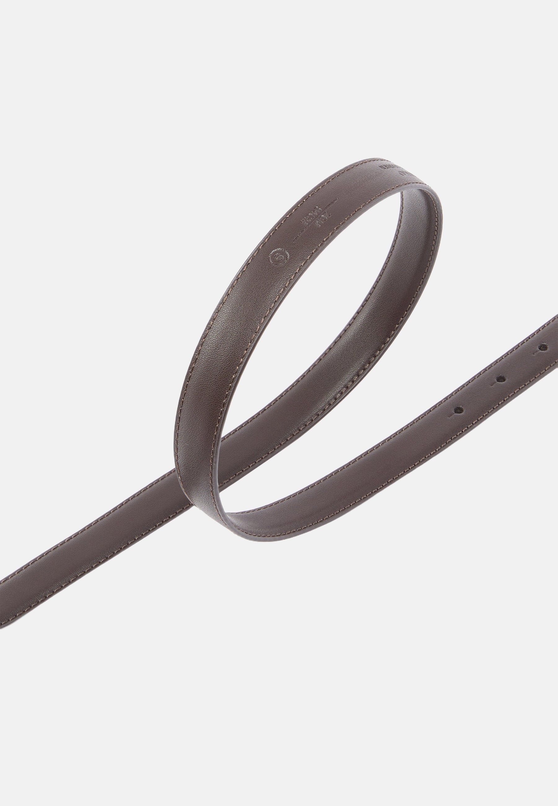 LOVE BERRY H2 BELT.LOW VITELLO SETA - BROWN