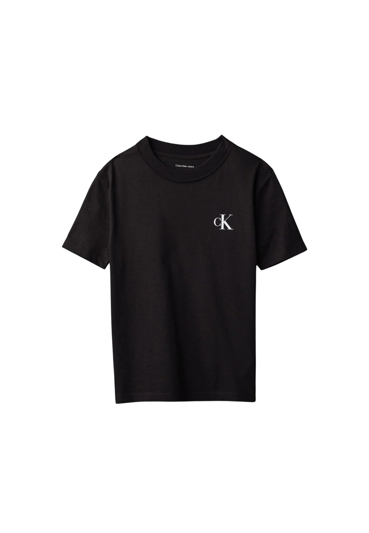 CHEST MONO LOGO SS T-SHIRT - BLACK