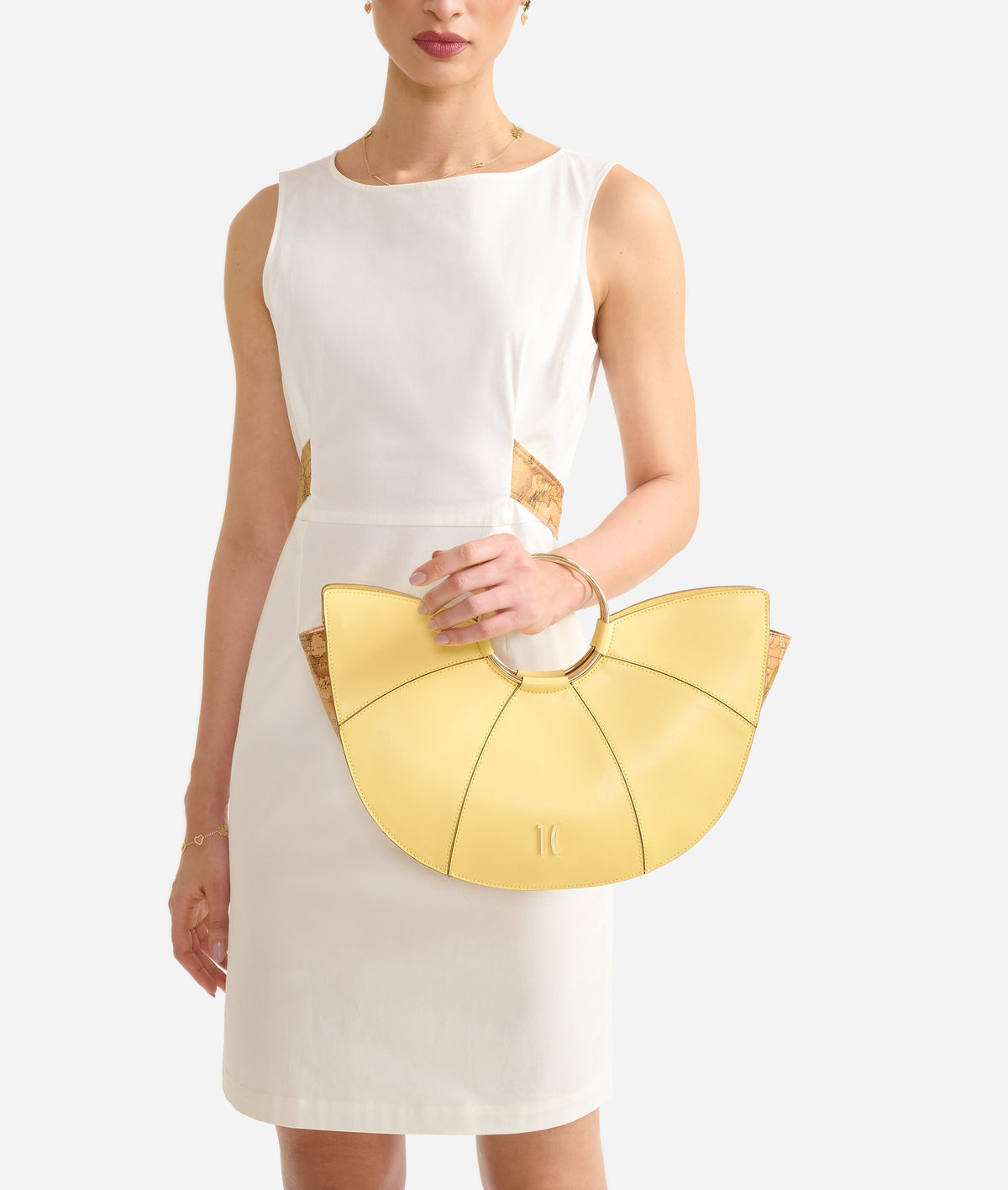 BORSA A MANO C/TRACOLLA - PASTEL YELLOW