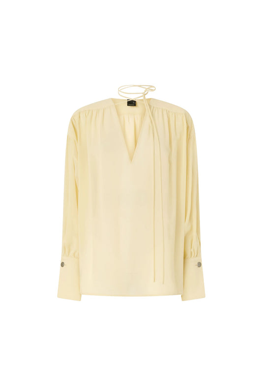 ASOLA BLUSA VOILE - YELLOW