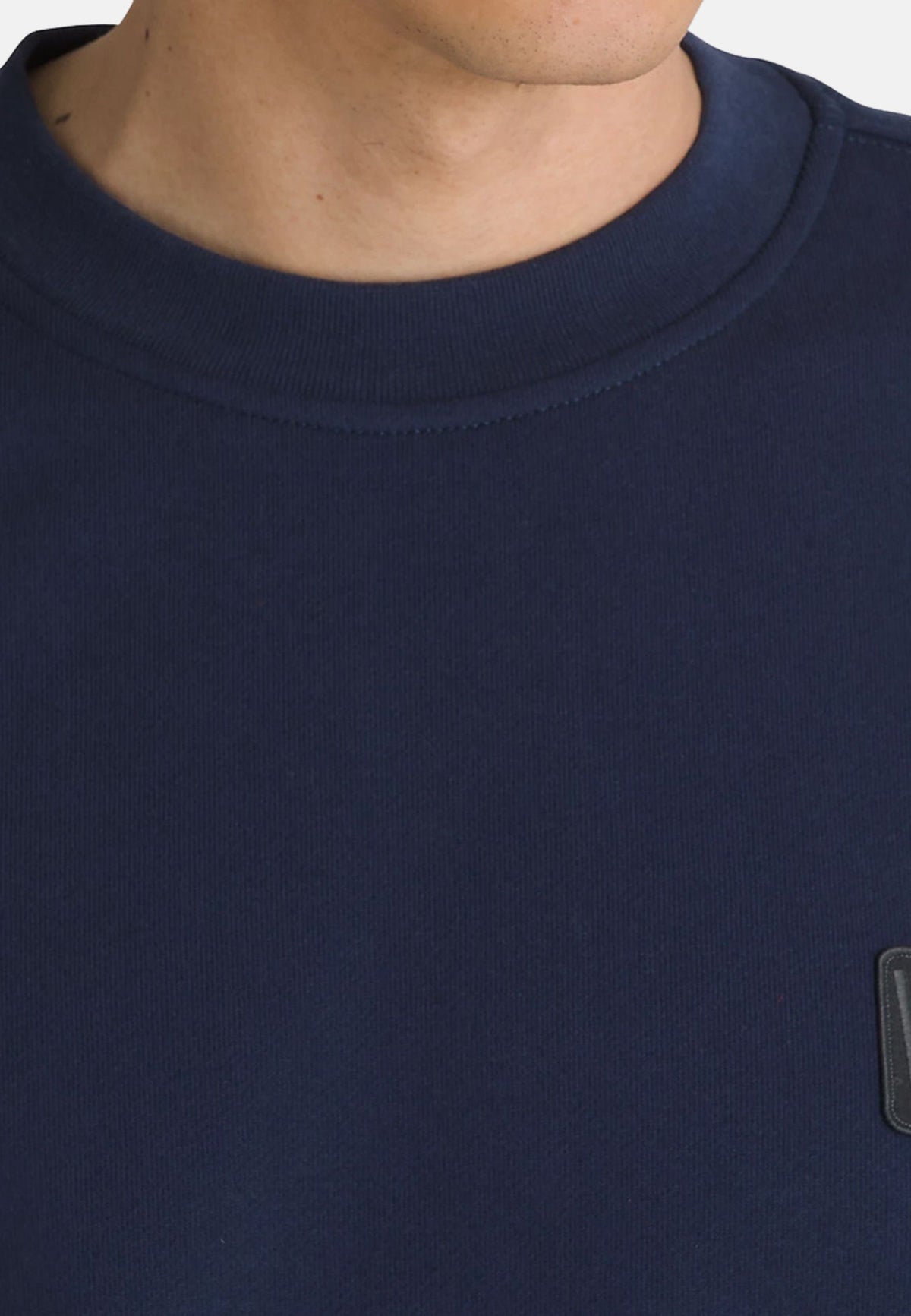 SKATE AVE CREW NECK FLE - DRESS BLUE