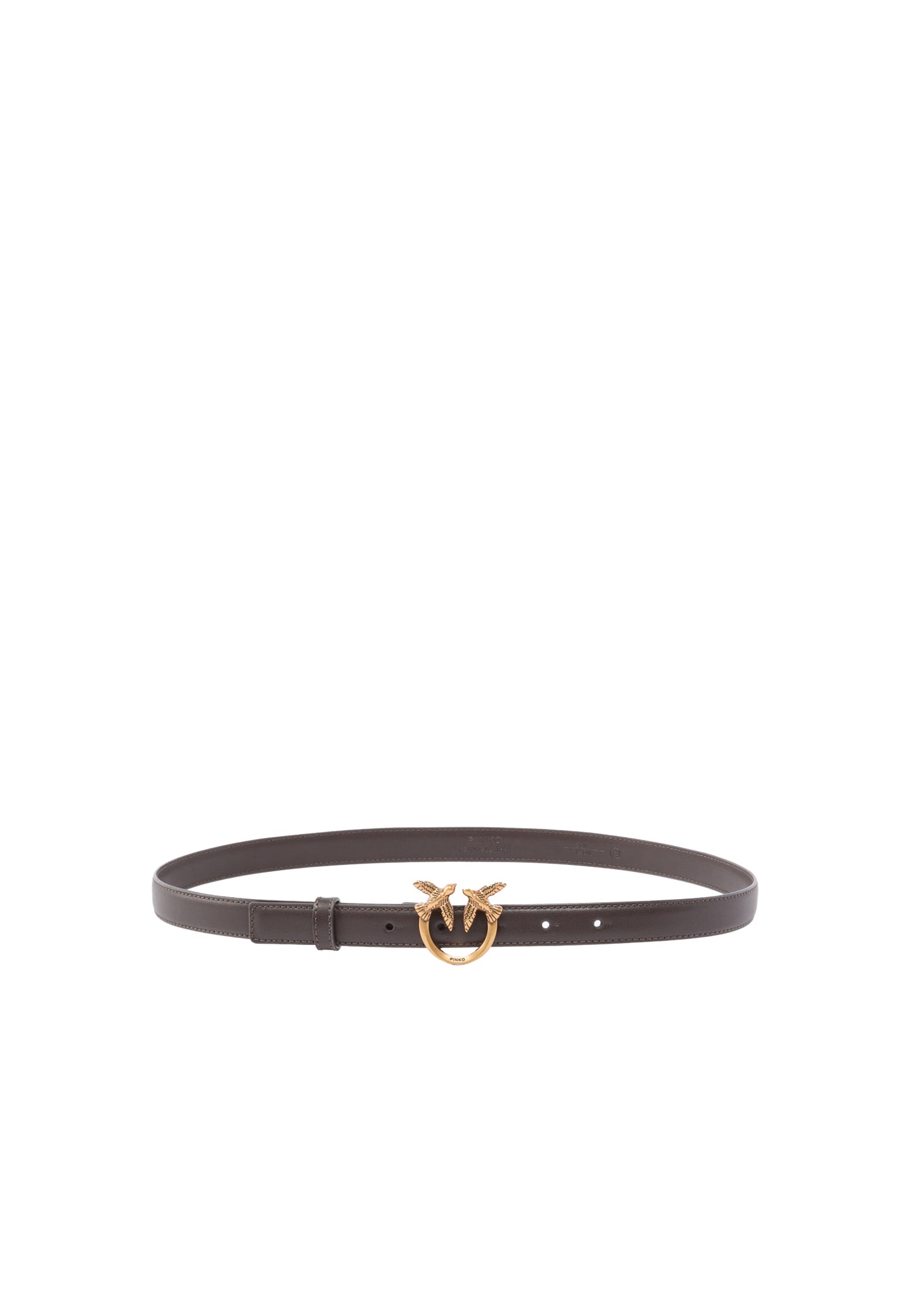 LOVE BERRY H2 BELT.LOW VITELLO SETA - BROWN