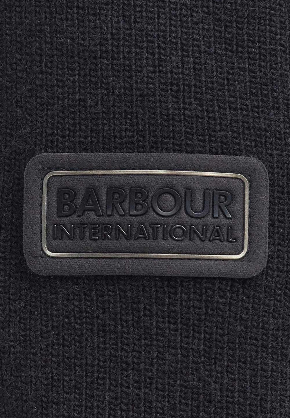 CRAWLEY FUNNEL NECK JUMPER - BLACK