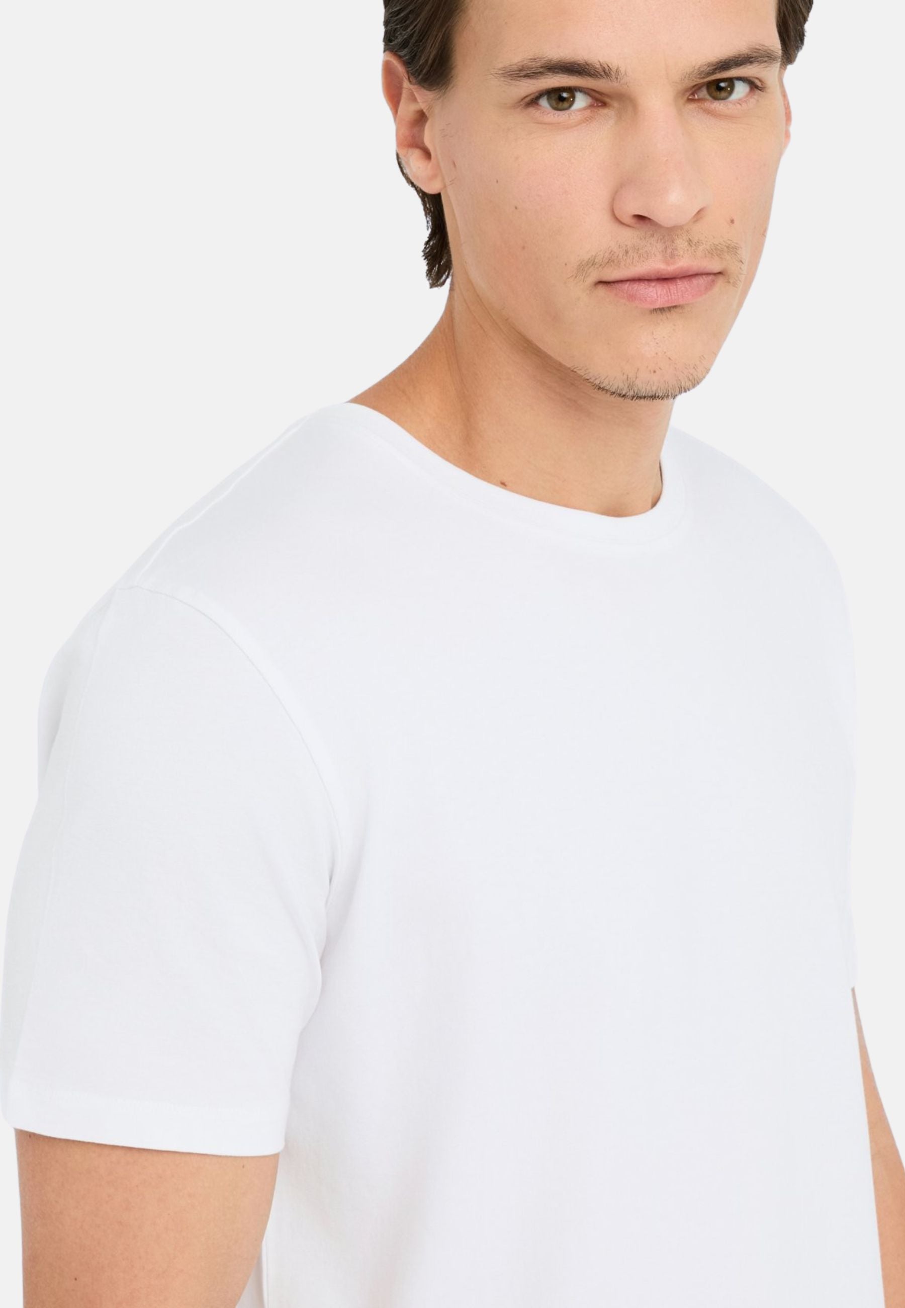 T-SHIRT BASICCONTRA - bianco