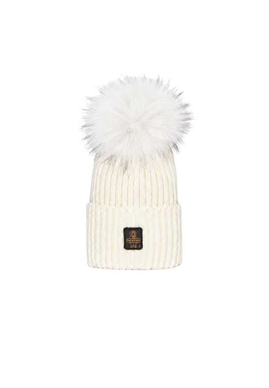 CAPPELLO CON PON PON - PANNA
