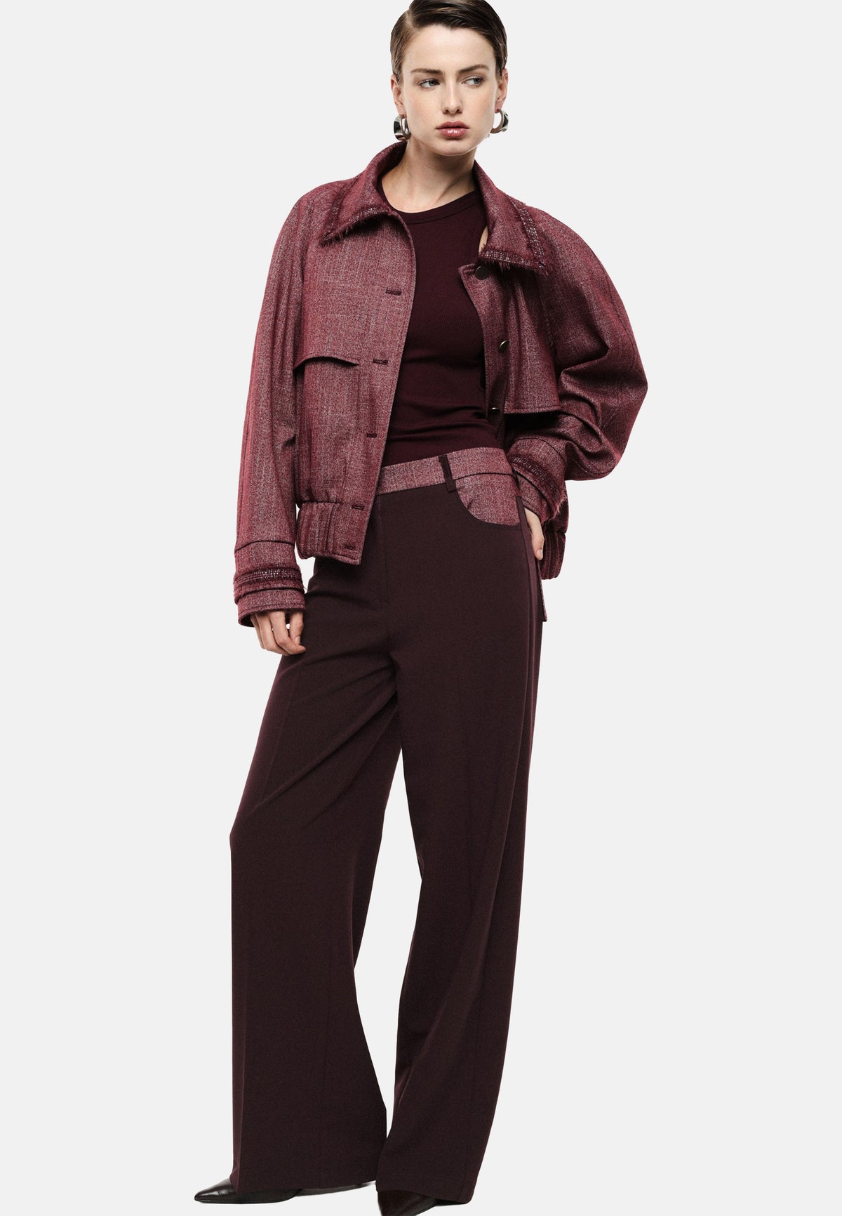 PANTALONE - PLUM NOIR