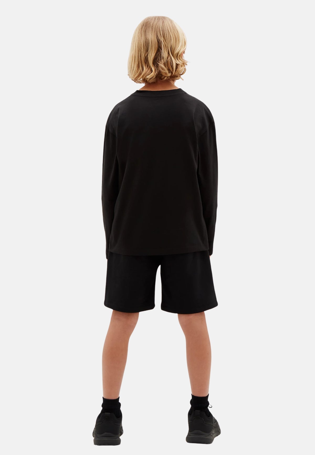 SMALL CHEST MONOLOGO LS T-SHIRT - PVH BLACK