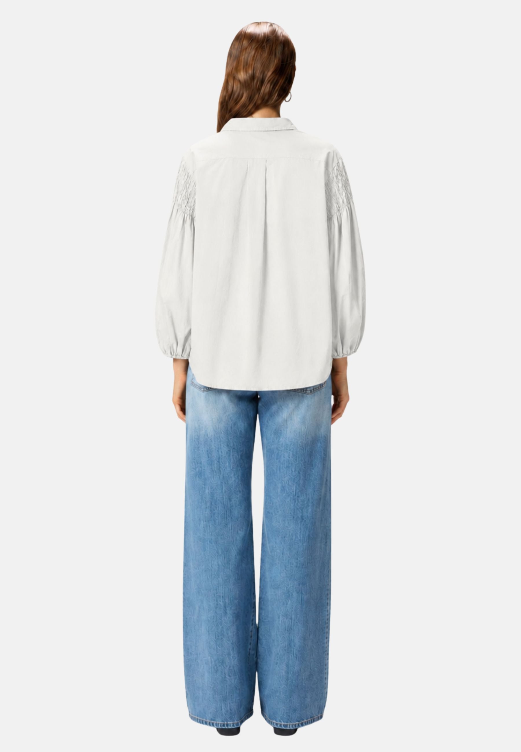 BOUQUET BLUSA LIGHT COTTON - WHITE