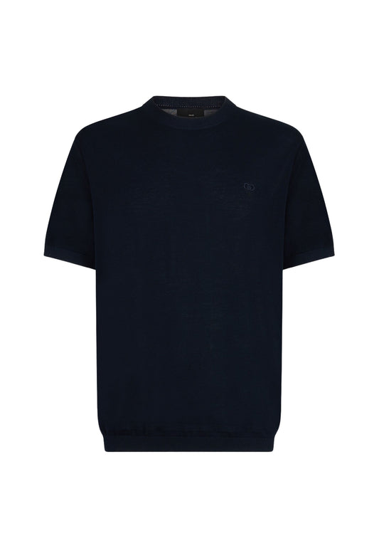 MAGLIA SHORTCREPE - DARK BLUE