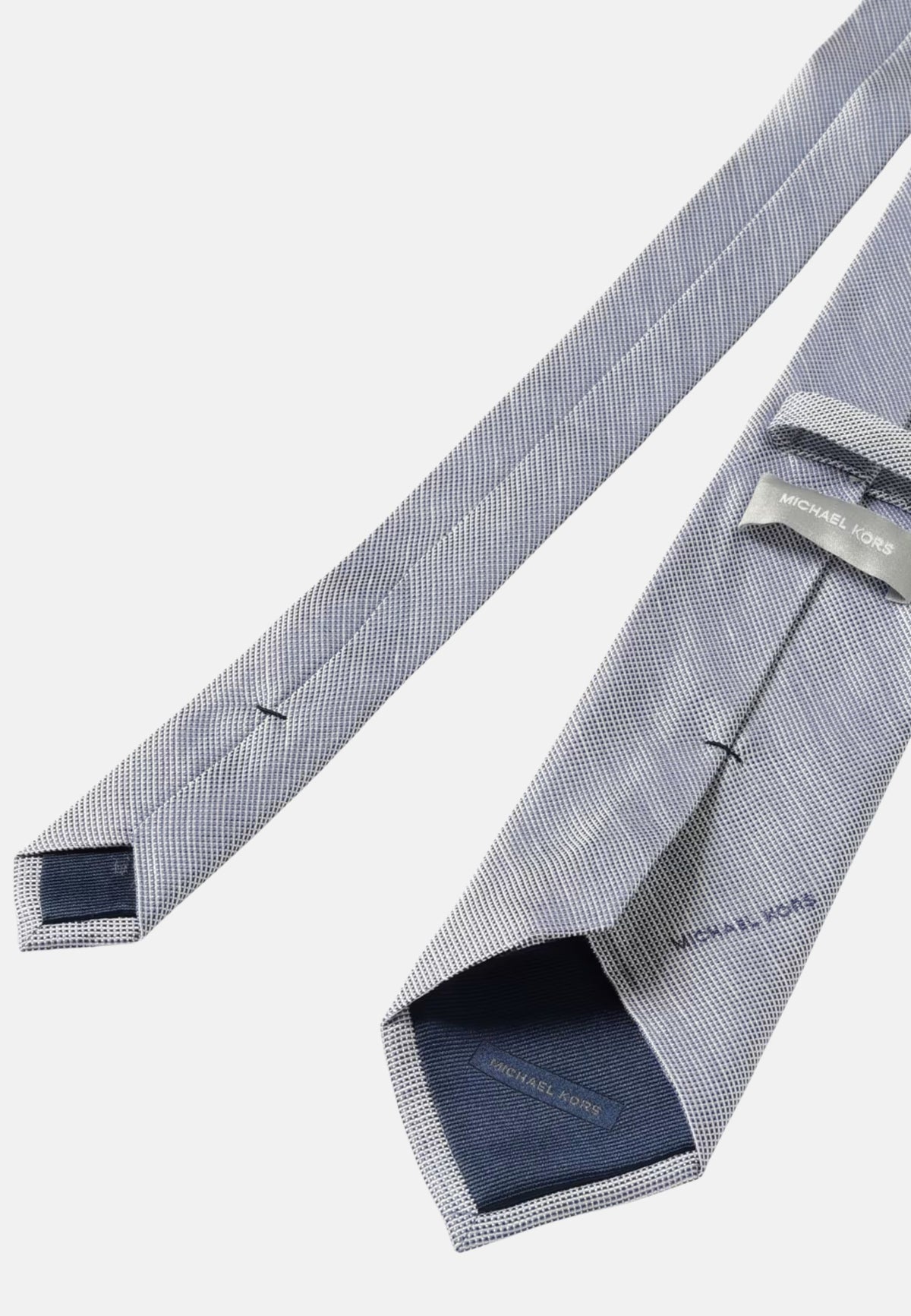 CRAVATTA SILK LINEN BLEND - BLUE