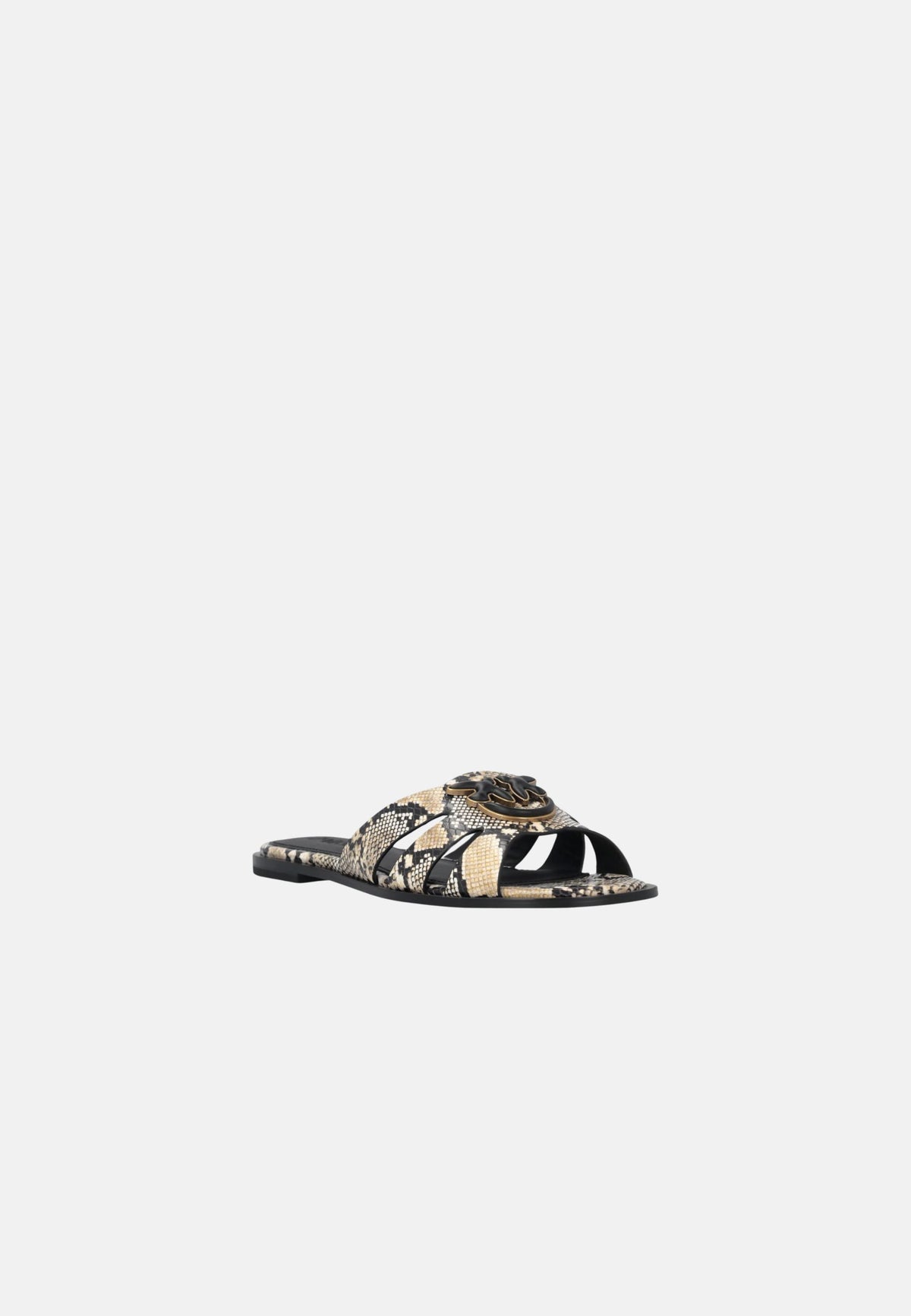 MILLY 04 SLIPPER PRINTED CALF LEATHER - ROCK