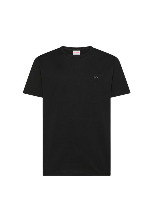 T-SHIRT JERSEY MERCERIZED S/S - nero