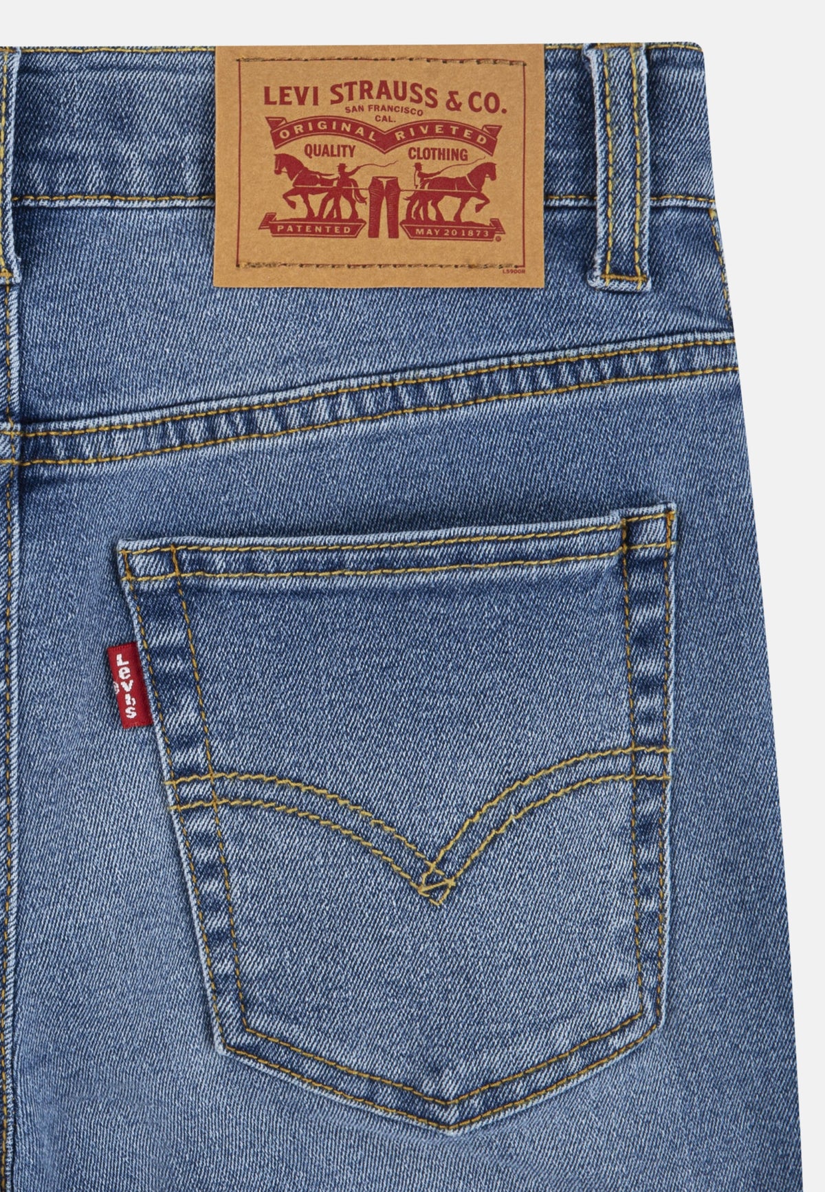 LVB 502 REGULAR TAPER JEANS - NINETEEN NO PATCH