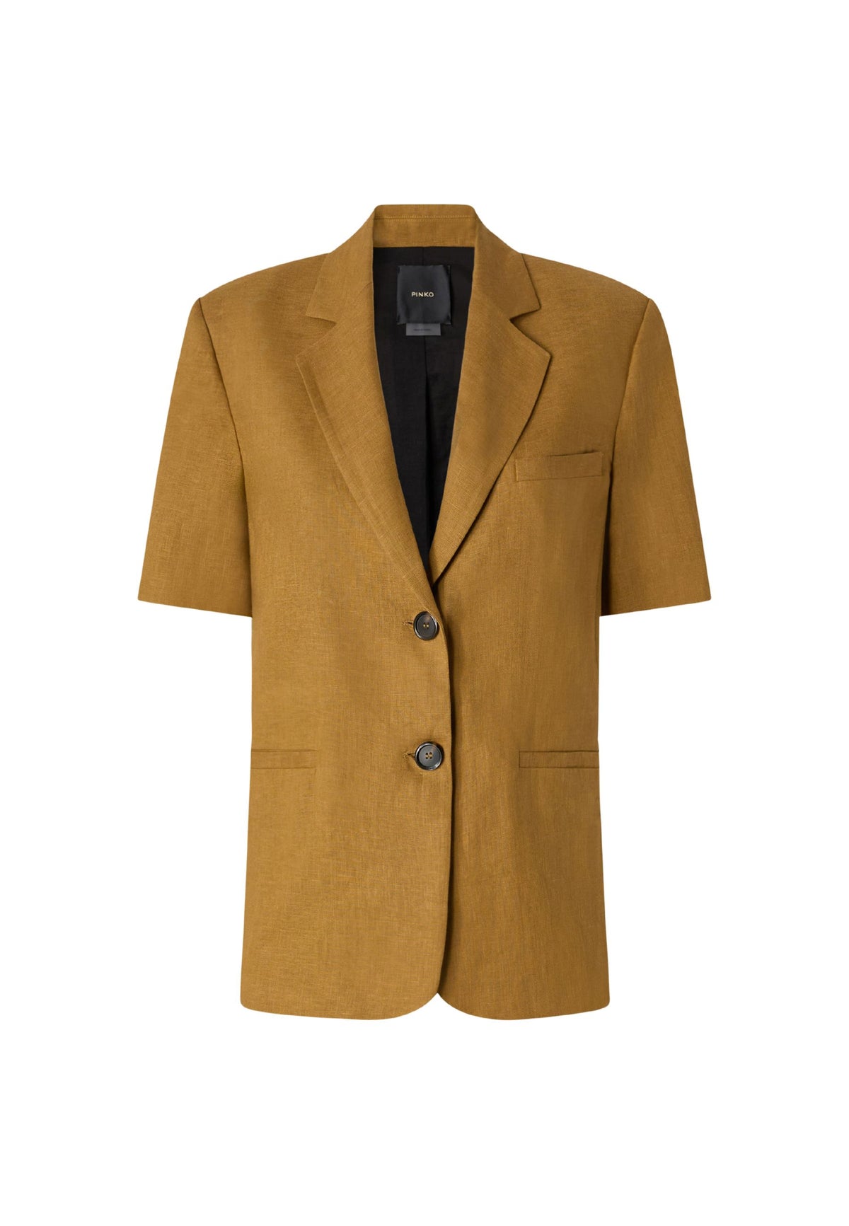 BRINDISI GIACCA TELA DI LINO - BROWN