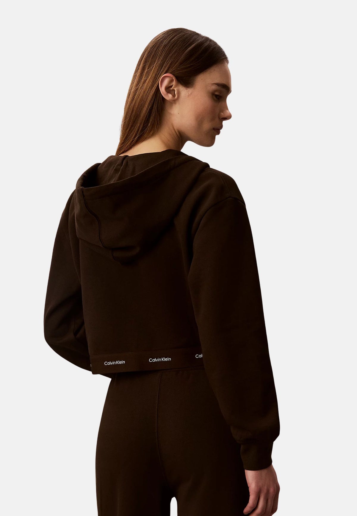 TERRY LOGO WAIST CR - DARK COFFEE