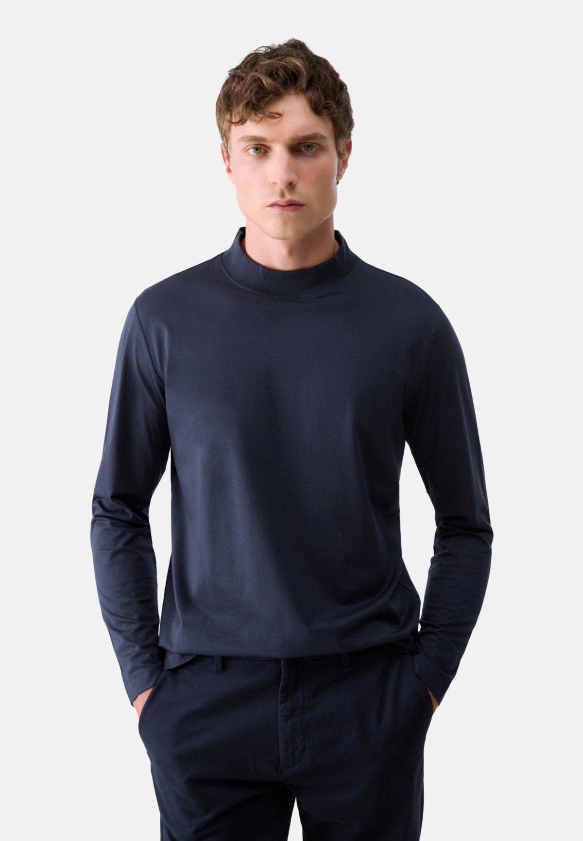 T-SHIRT MODA M/L - DARK BLUE