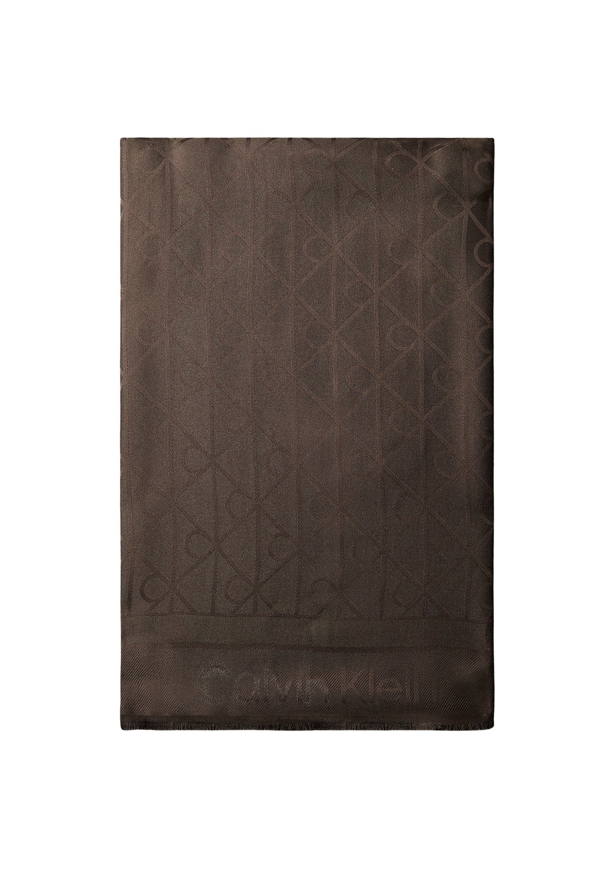 EMBLEM AOP GLOSSY TONAL SCARF - DELICIOSO