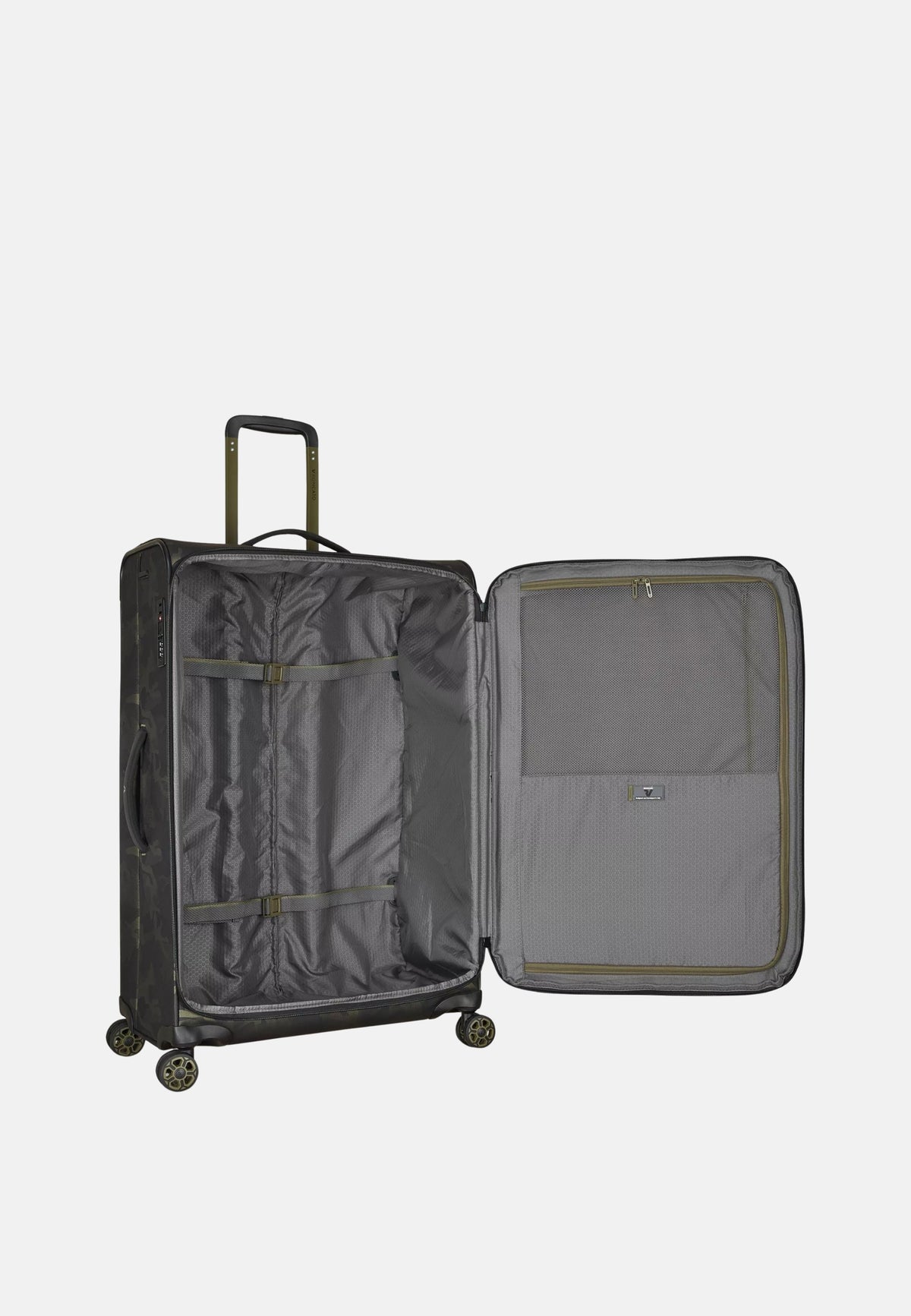 TROLLEY GRANDE 4R 78X48X31/36 EXP. NORWAY - VERDE MILITARE