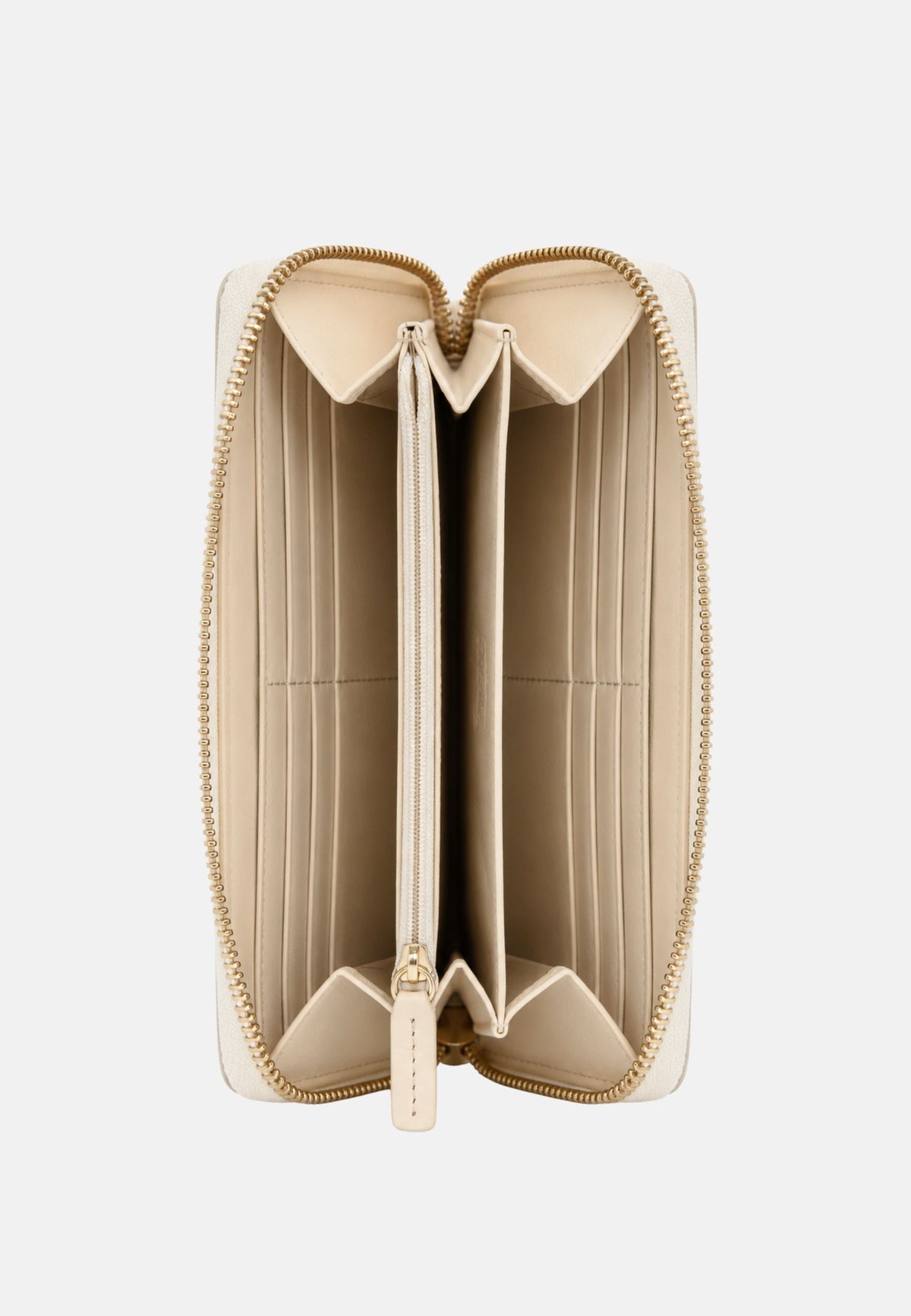PORTAFOGLIO CON ZIP - IVORY