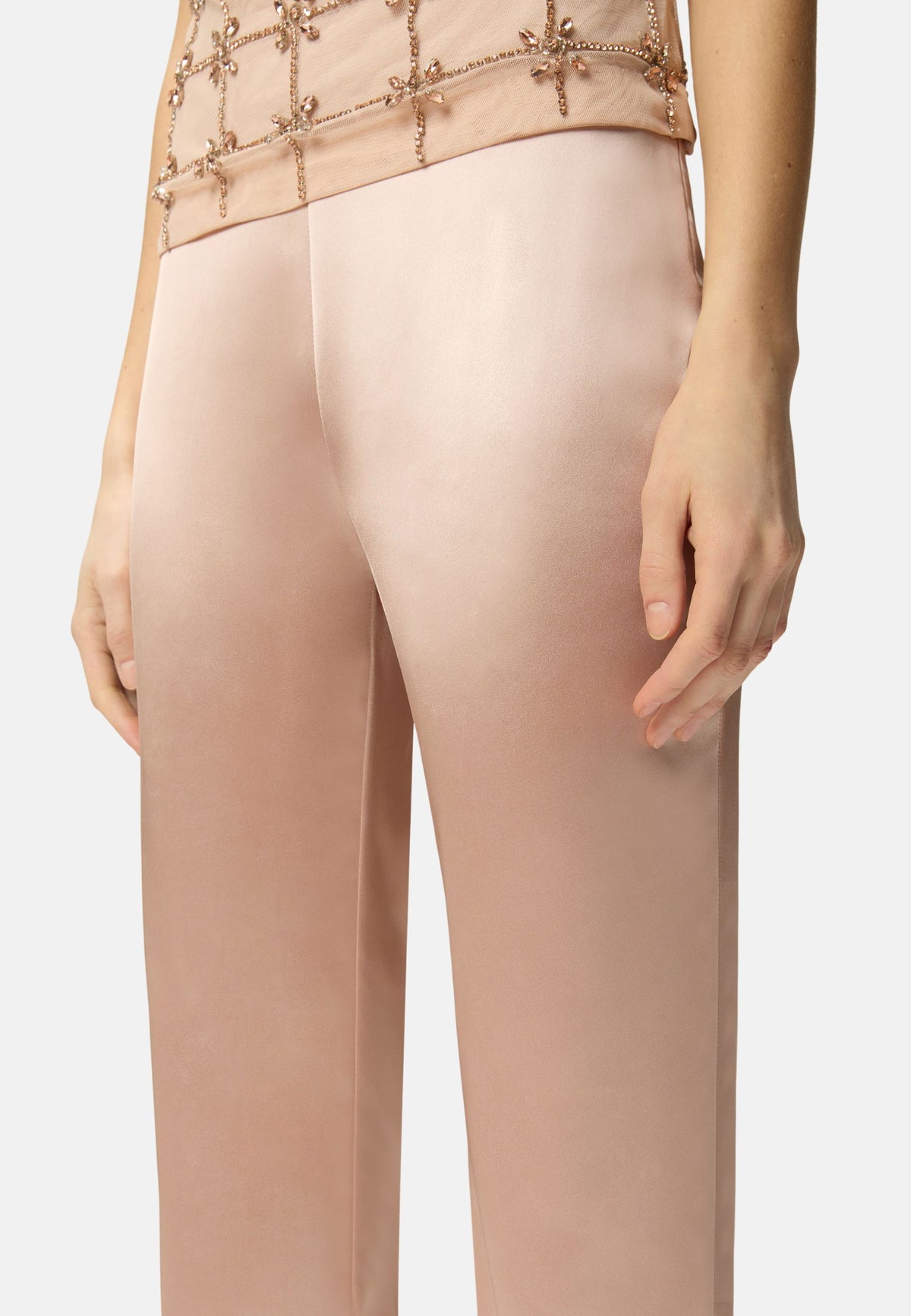PINOLO PANTALONE SATIN - BEIGE