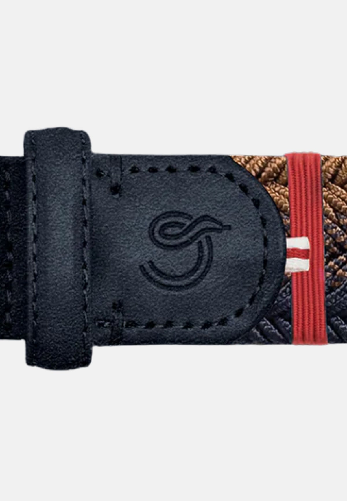COMPORTA CHEVRON CINTURA - SUNSET BROWN E DARK BLUE