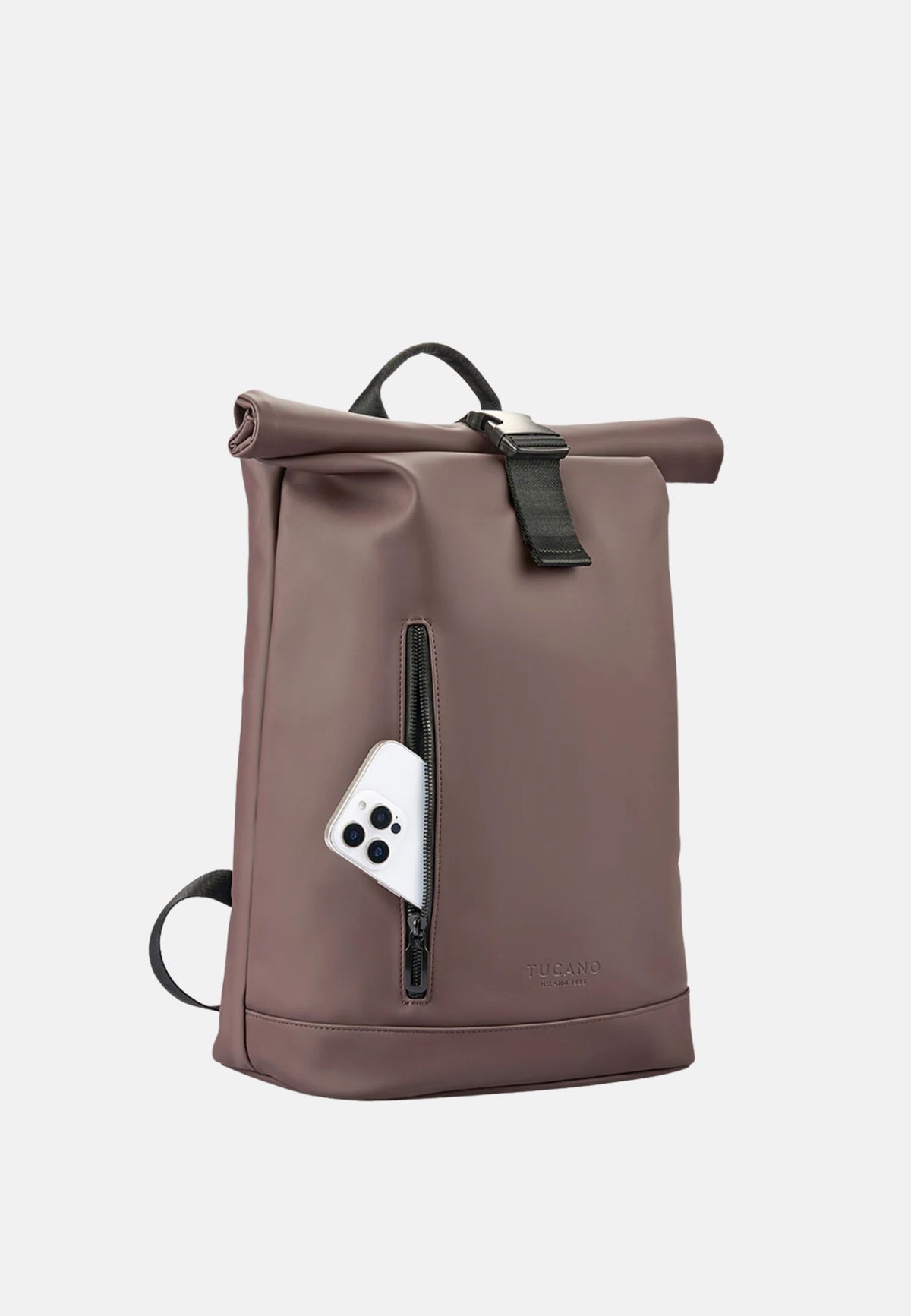 GOMMO ZAINO ROLLTOP2 14" - Marrone