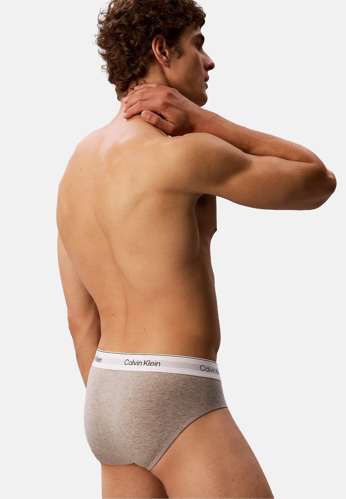 HIP BRIEF 3PK - GREY HEATHER,WHITE,BLACK