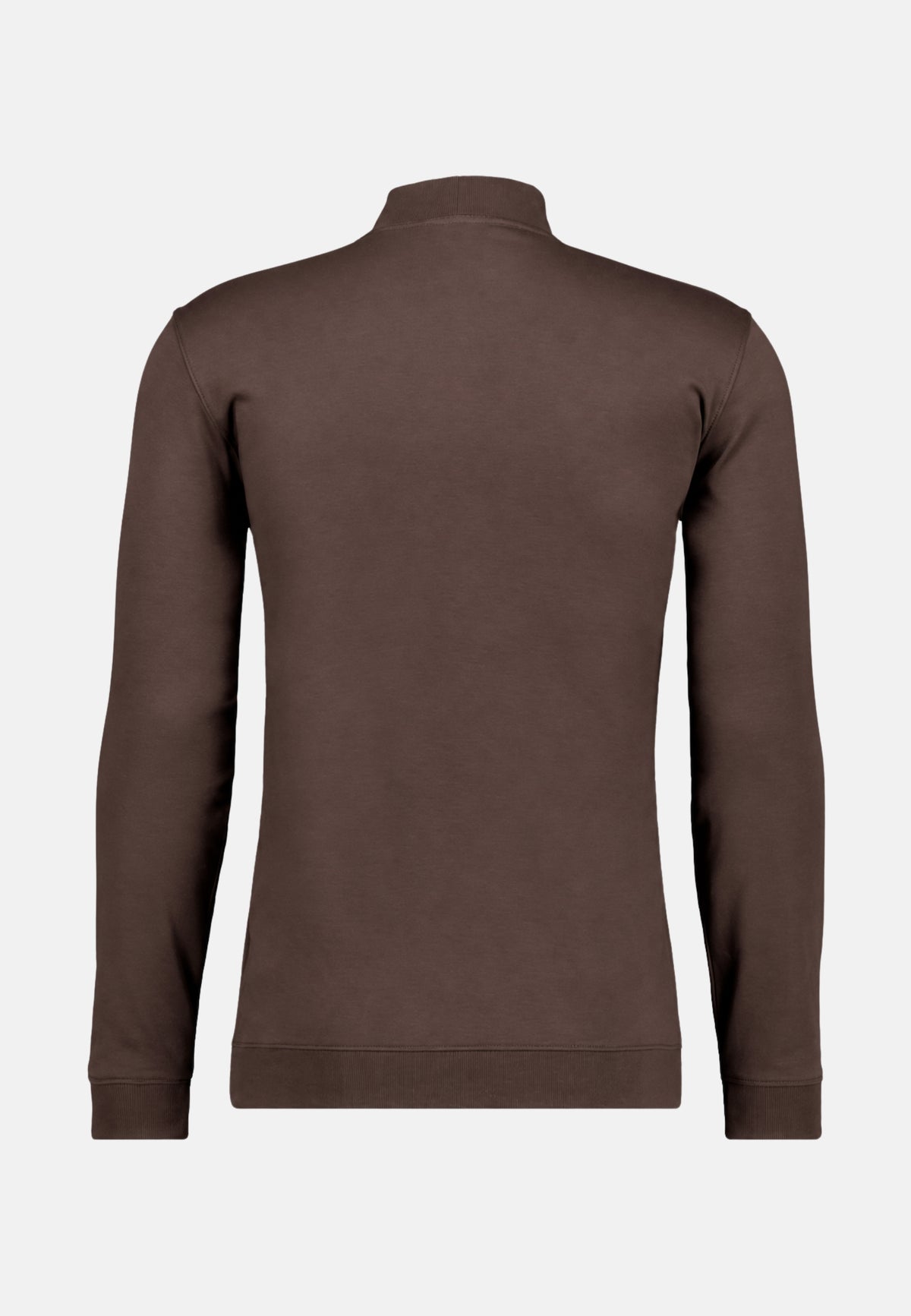 MAGLIA MEZZOCOLLO - MARRONE
