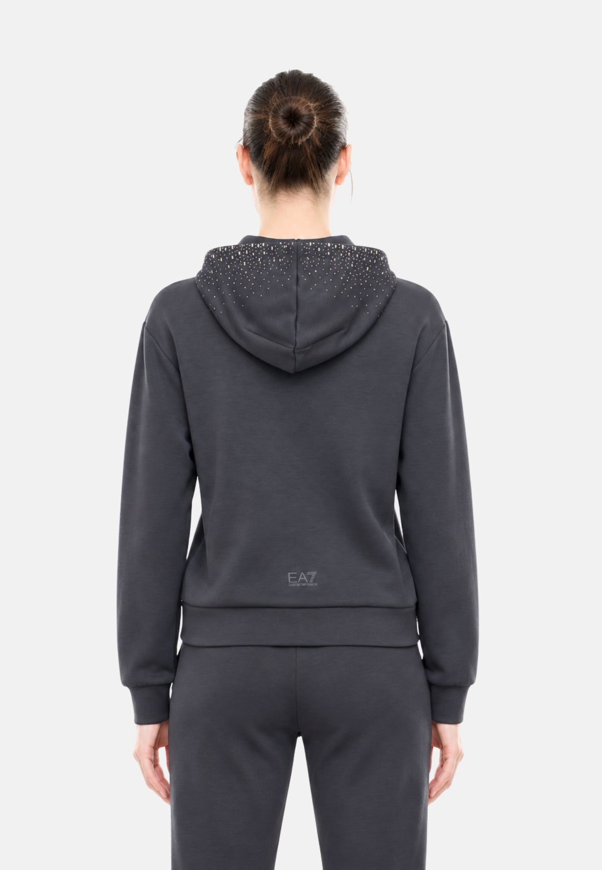 FELPA APERTA CON ZIP - ASPHALT