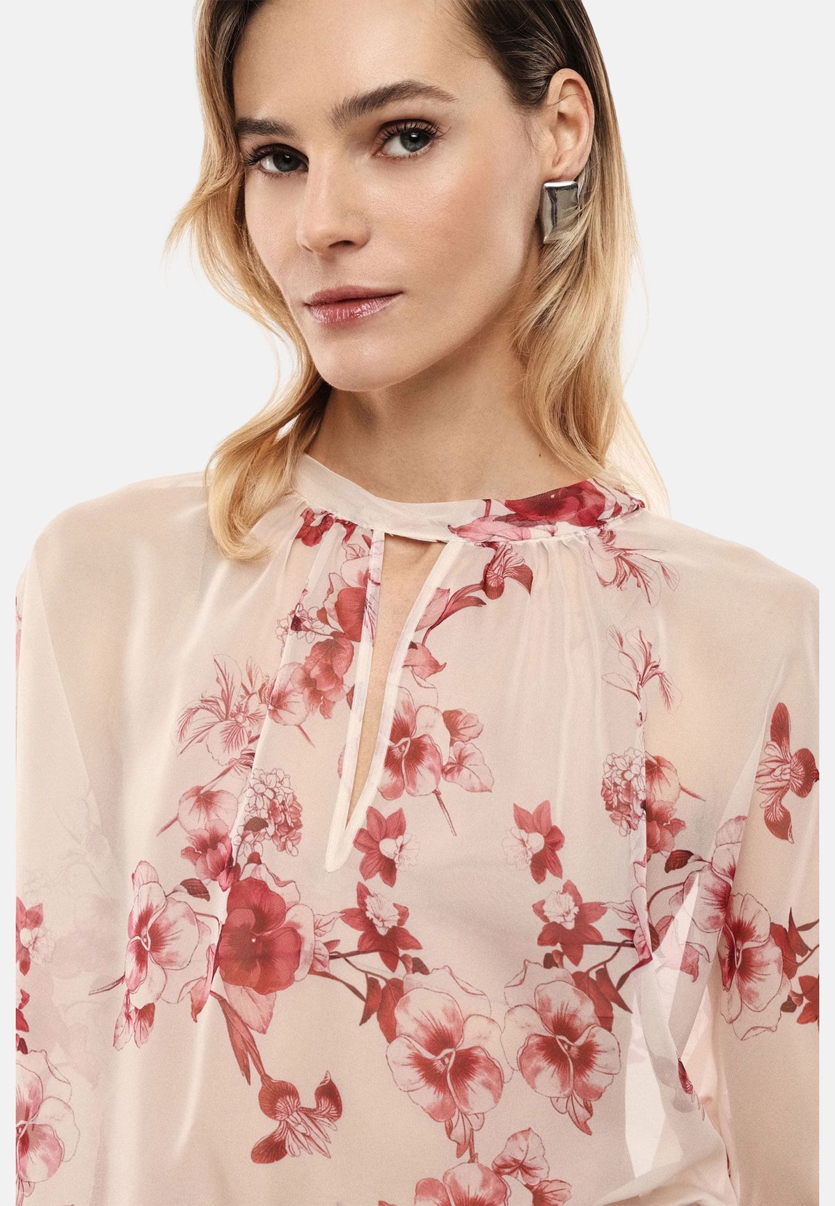 BLUSA - LATTE/AMARANTO