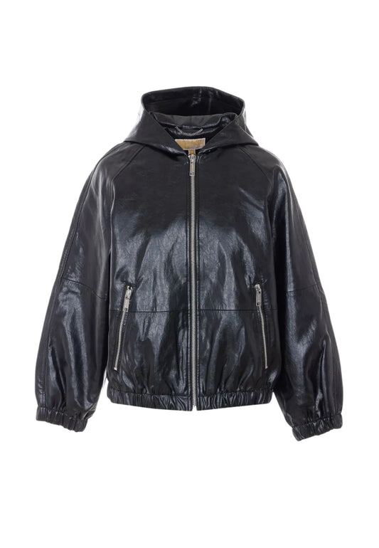 GIUBBINO ECOPELLE - BLACK