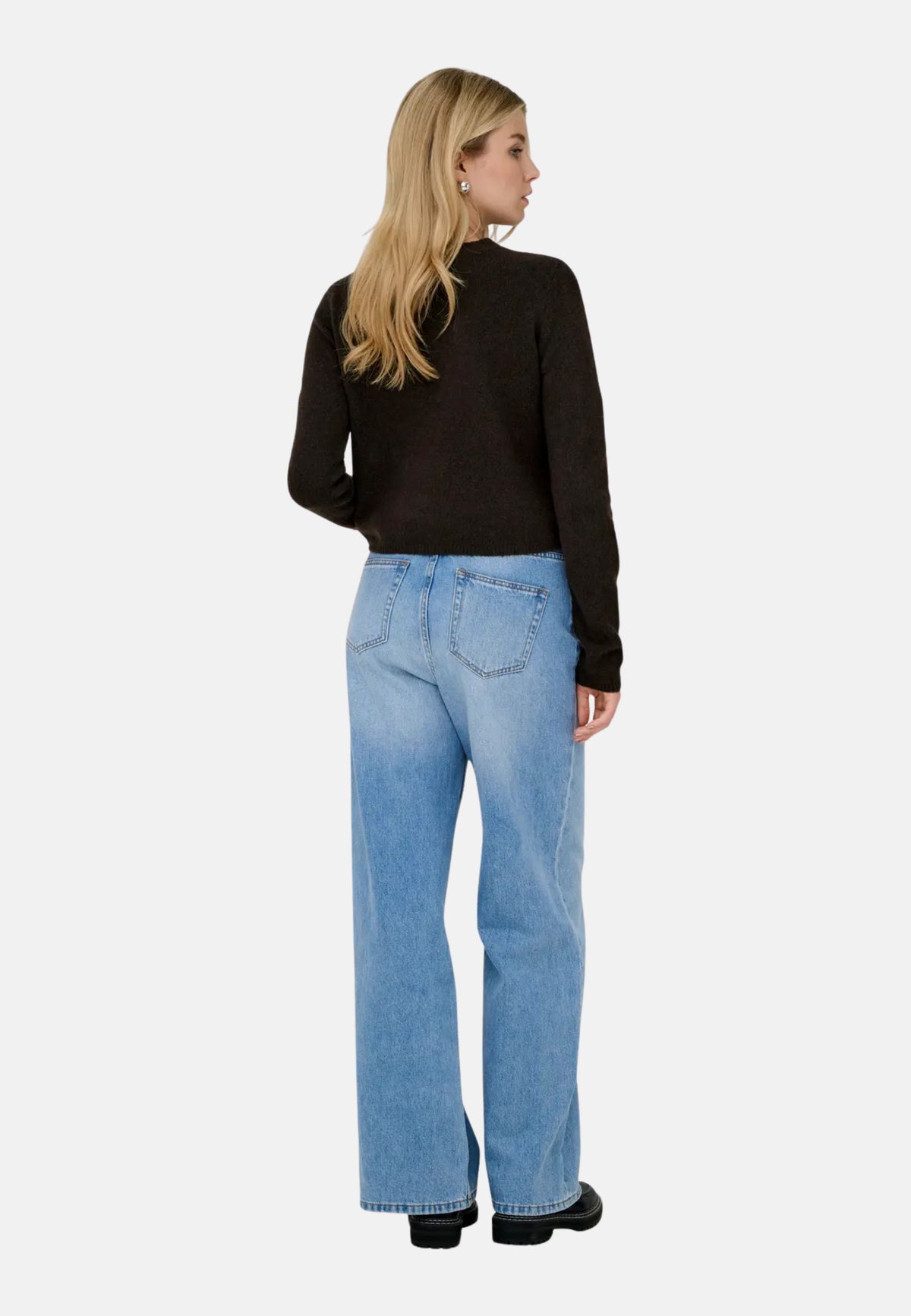 JDYCHOLEL/S CARDIGAN KNT NOOS - CHOCCOLATE TORTE/MELANGE W.