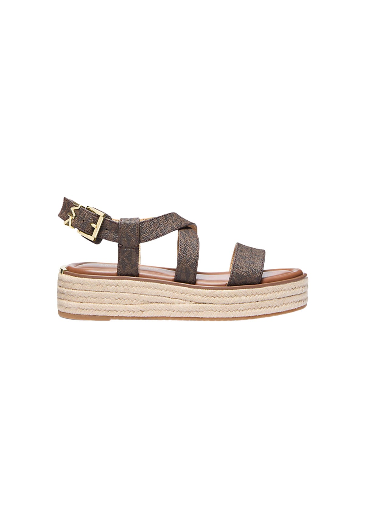 LYNN ESPADRILLE SANDAL - BROWN