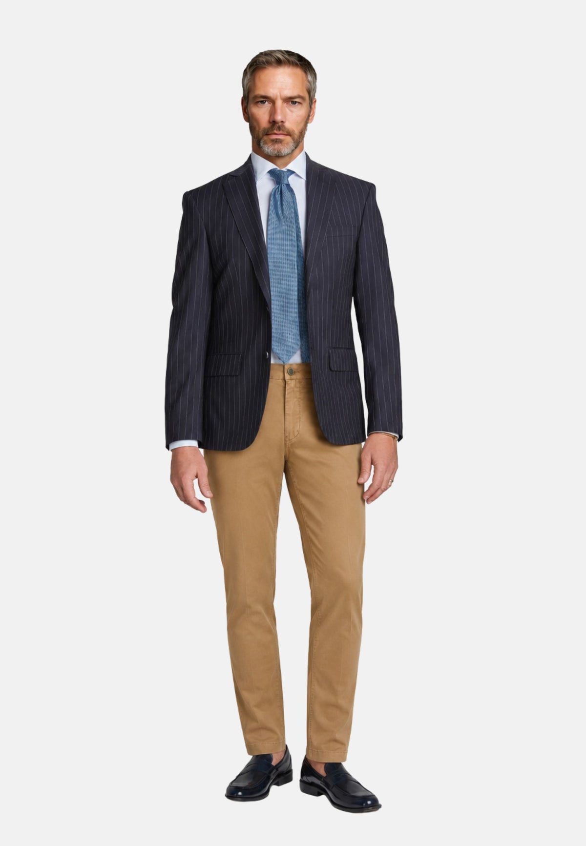 PANTALONE REGULAR TASCA A FILO - BEIGE SCURO